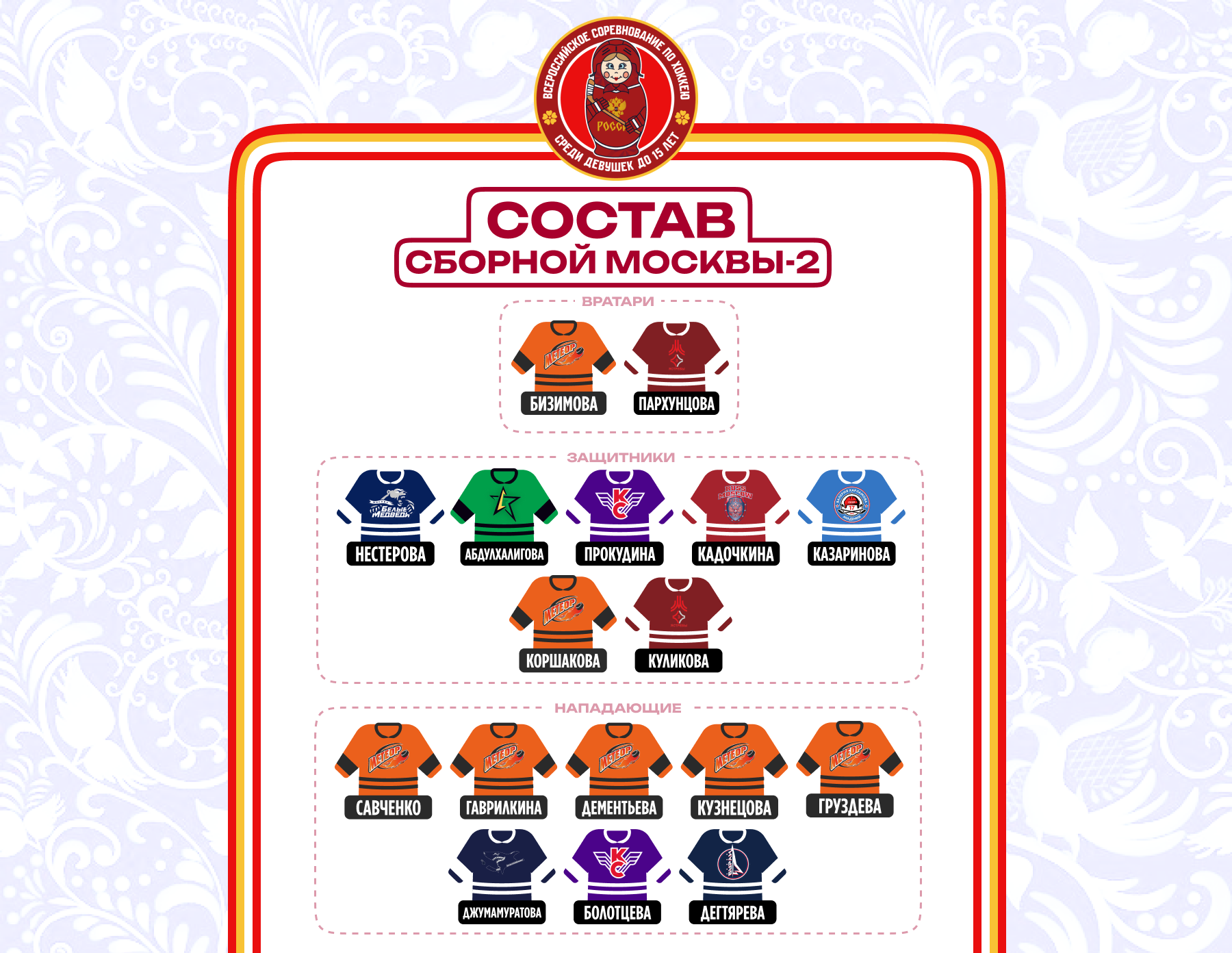 Сборные Москвы вновь сыграют в Нижегородской области 