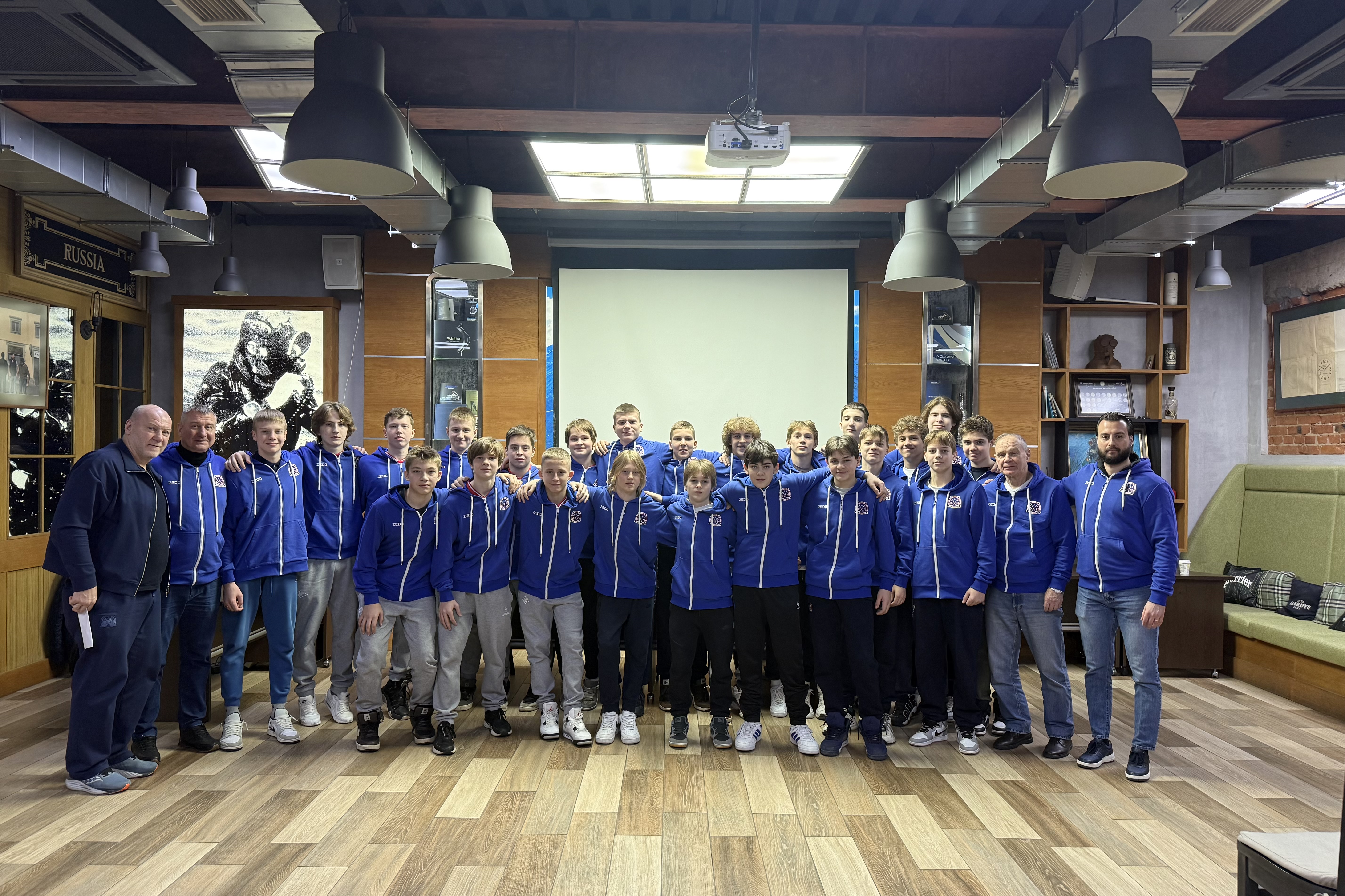 Встреча Андрея Николишина со сборной Москвы-2012