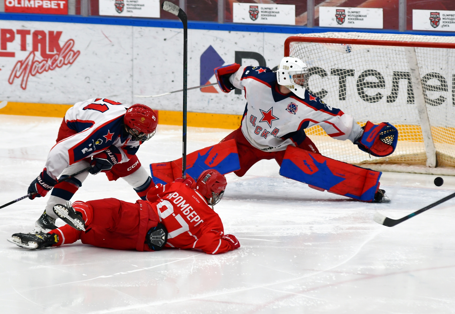 Фото: Спартак – ЦСКА – 2:5. Серия за третье место плей-офф Первенства юниоров