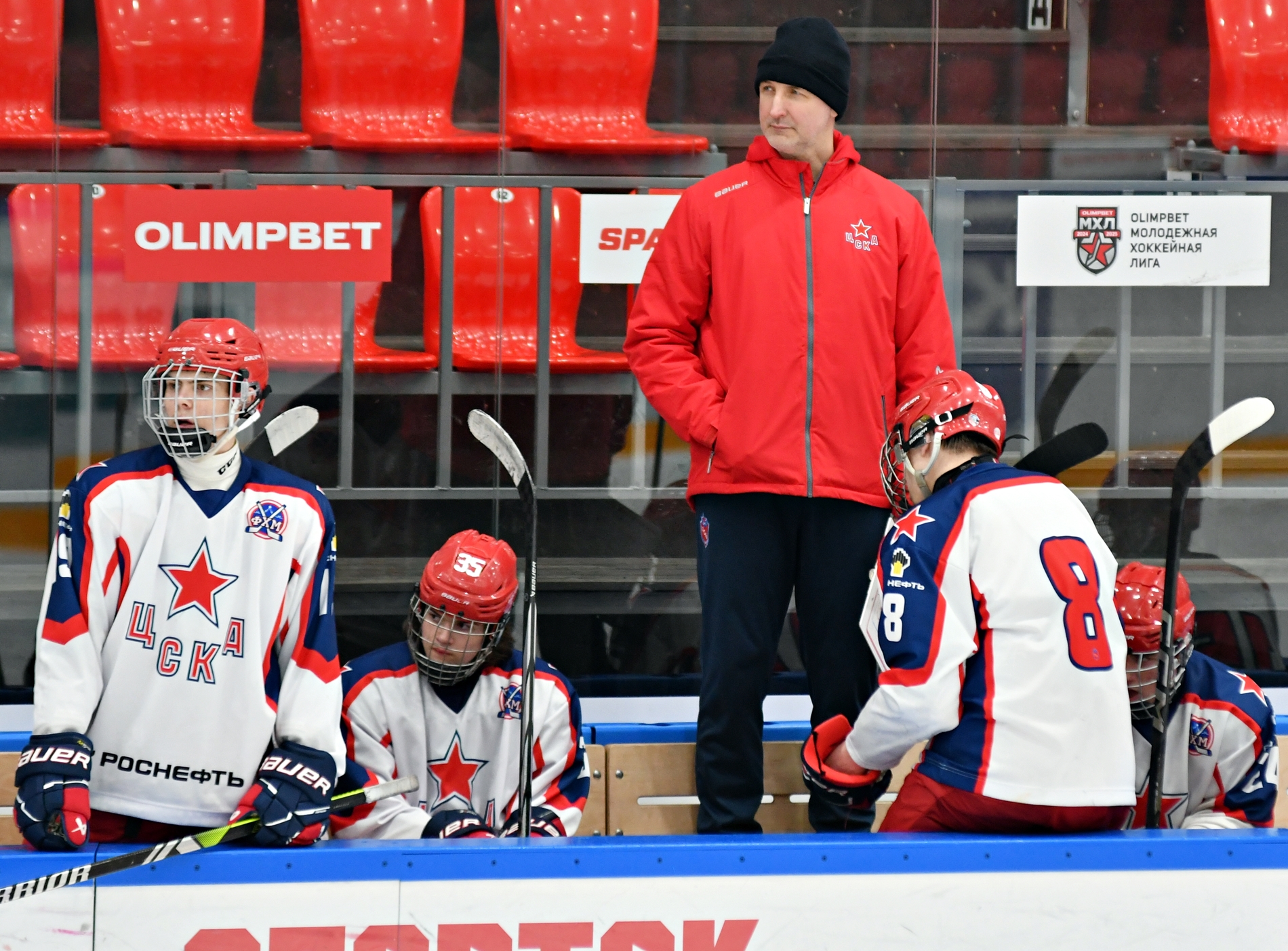 Фото: Спартак – ЦСКА – 2:5. Серия за третье место плей-офф Первенства юниоров