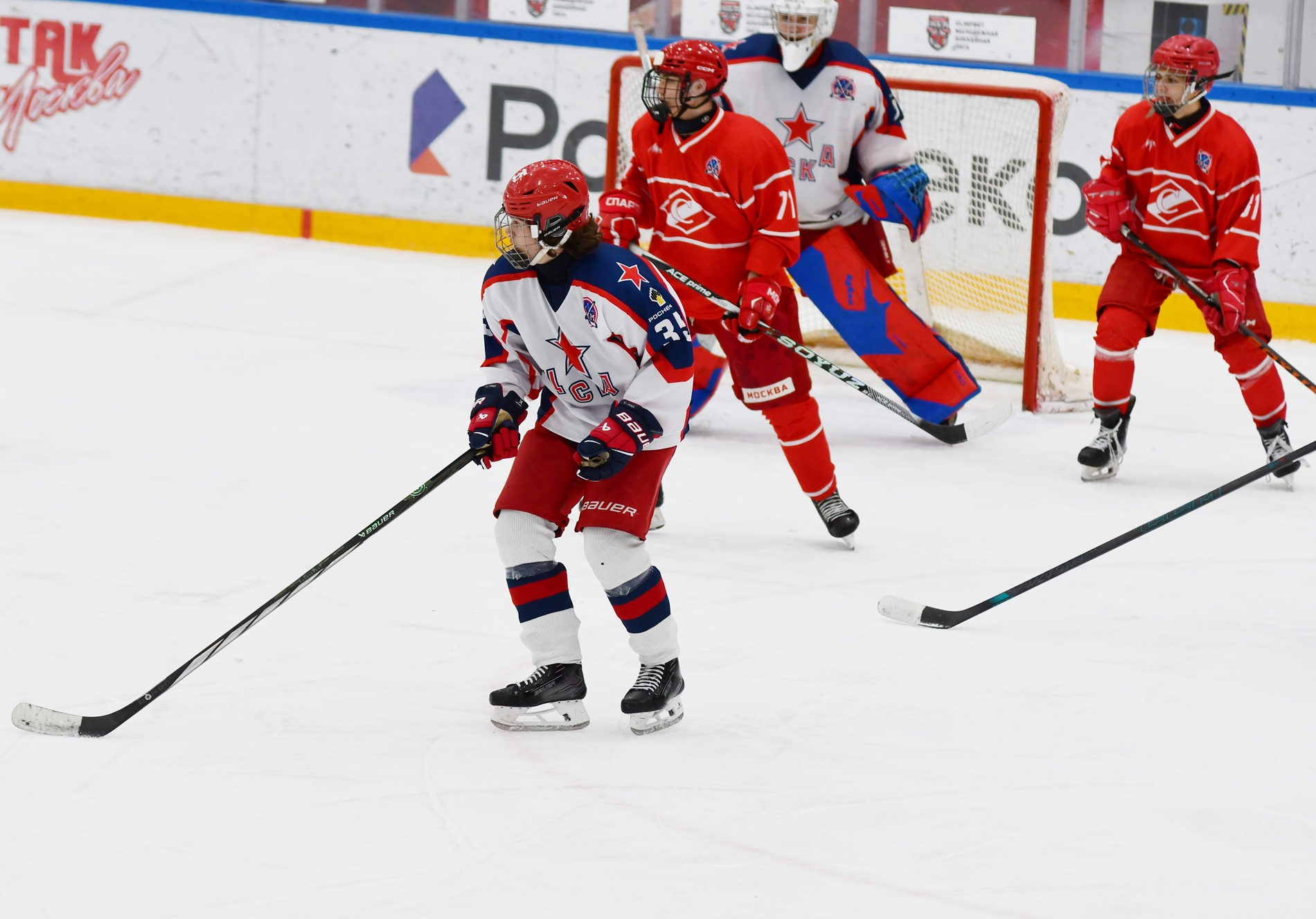 Фото: Спартак – ЦСКА – 2:5. Серия за третье место плей-офф Первенства юниоров