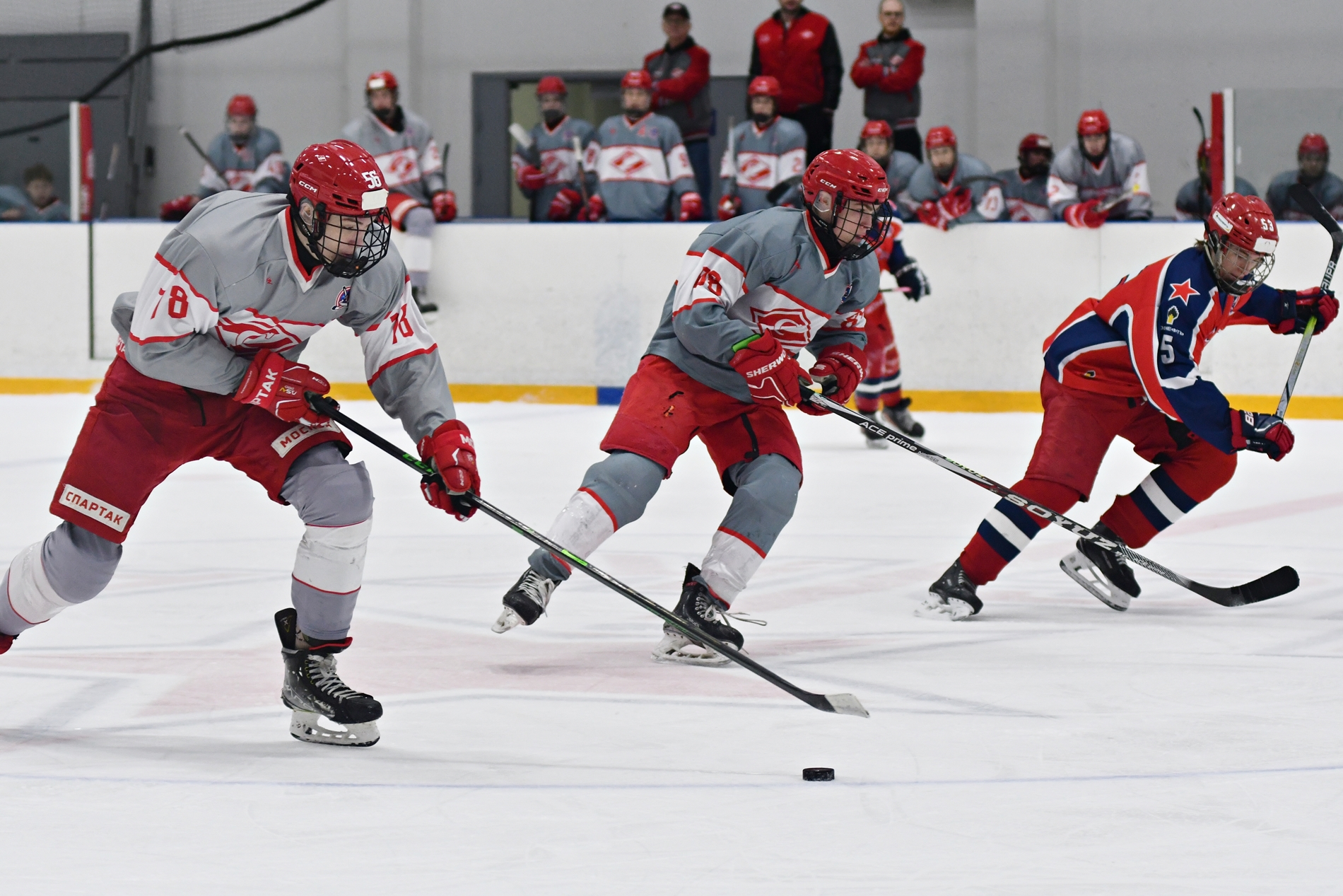 Фото: ЦСКА – Спартак – 3:2 ПБ. Серия за третье место плей-офф Первенства юниоров