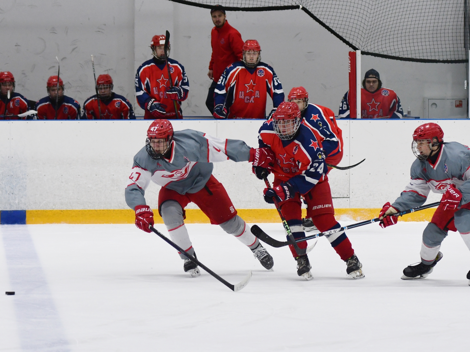 Фото: ЦСКА – Спартак – 3:2 ПБ. Серия за третье место плей-офф Первенства юниоров