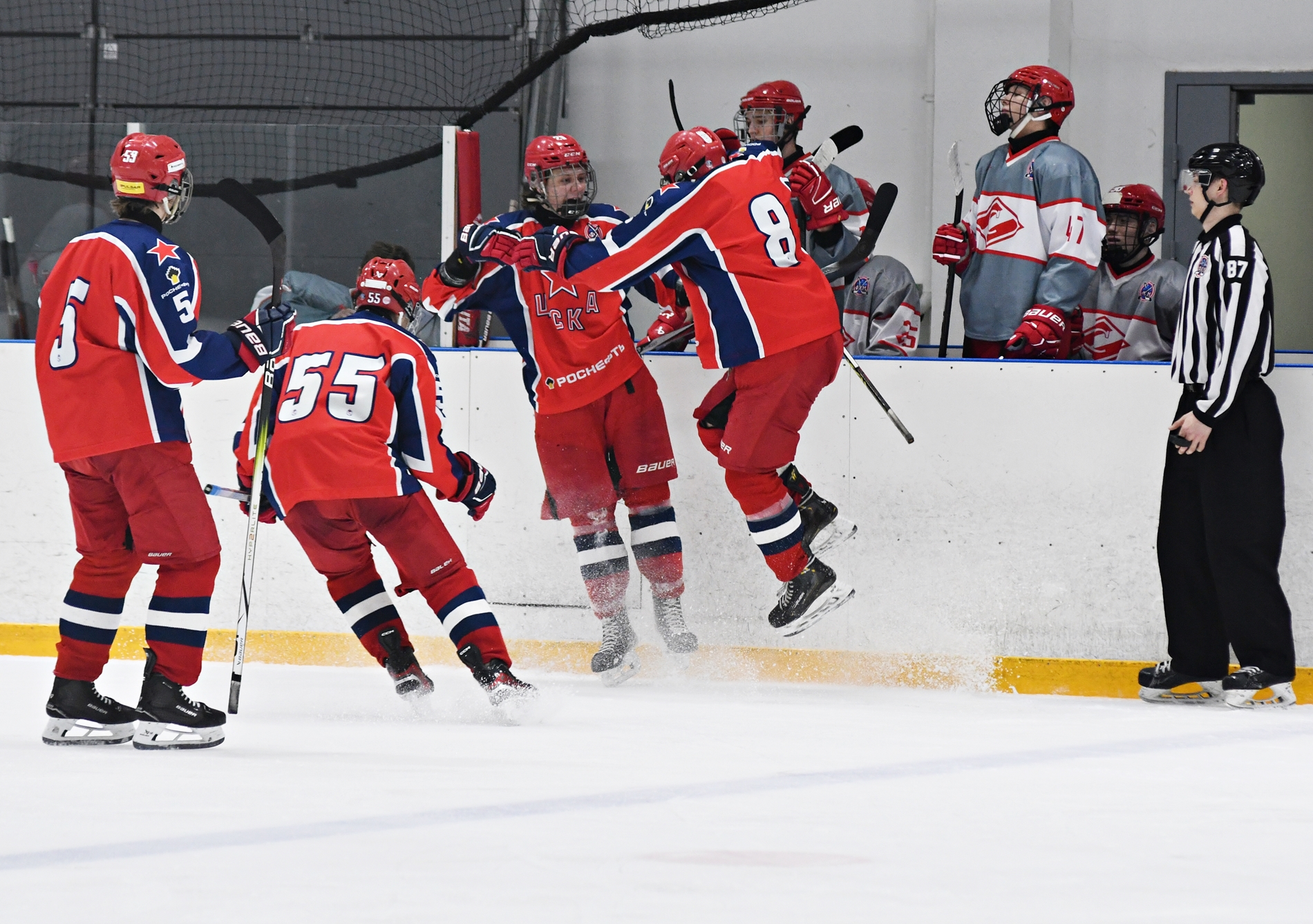 Фото: ЦСКА – Спартак – 3:2 ПБ. Серия за третье место плей-офф Первенства юниоров