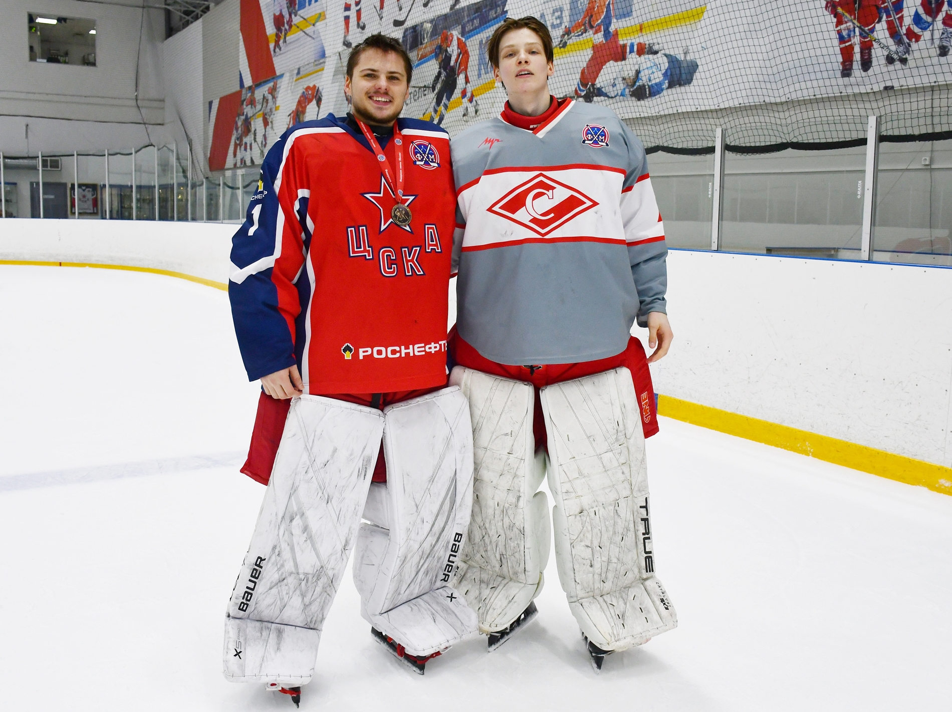 Фото: Награждение команды ЦСКА – бронзовых призёров Первенства Москвы среди команд юниоров