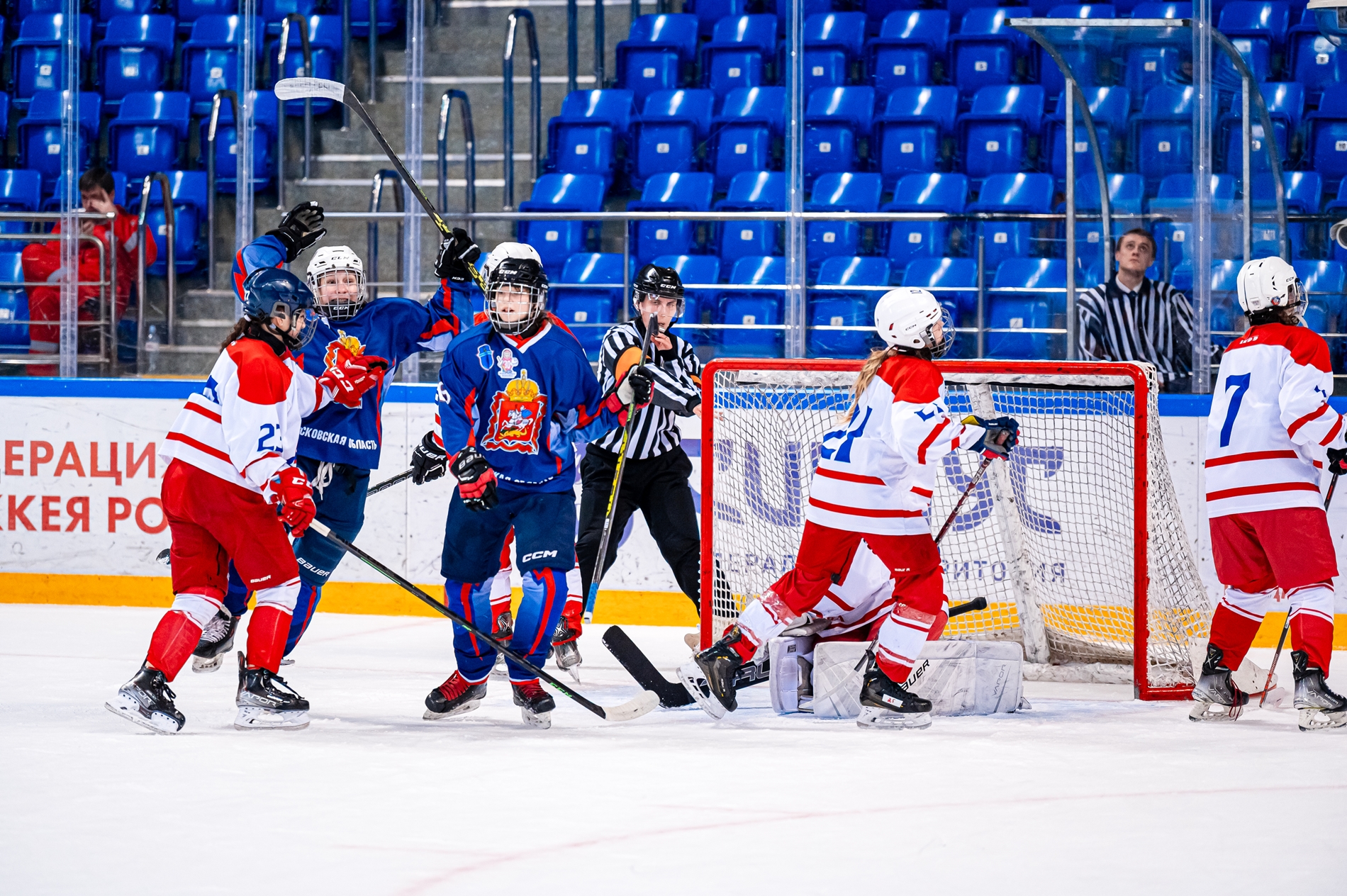 Фото: Московская область – Москва-2 – 5:0. IV этап Первенства России среди девушек до 15 лет