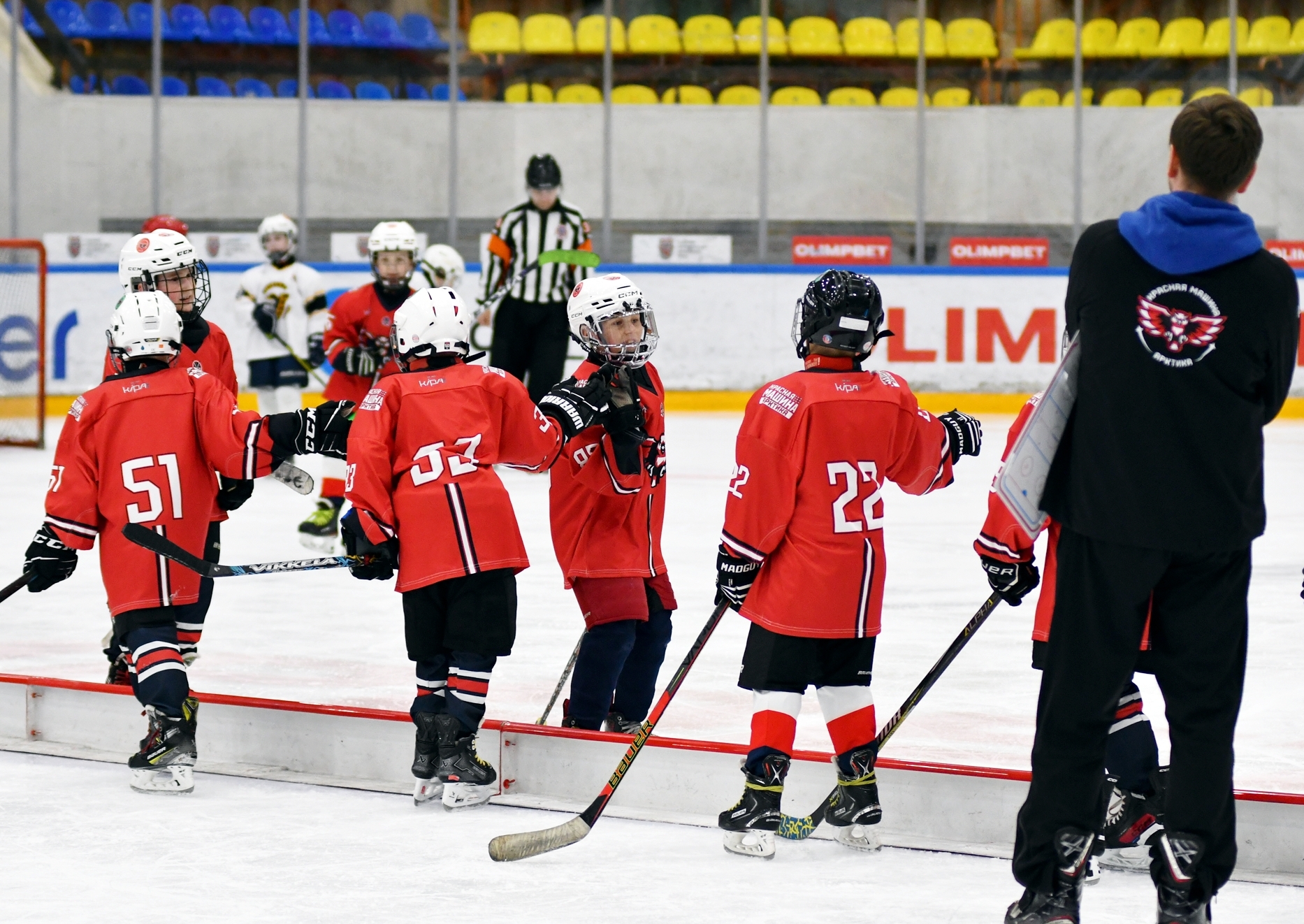 Фото: Кубок ФХМ среди команд 2016 года, плей-офф второго этапа. Арена Крылья Советов