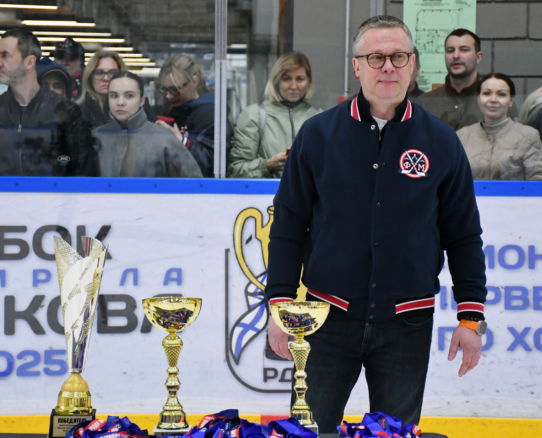 Фото: Награждение призёров второго этапа Кубка ФХМ среди команд 2016 года