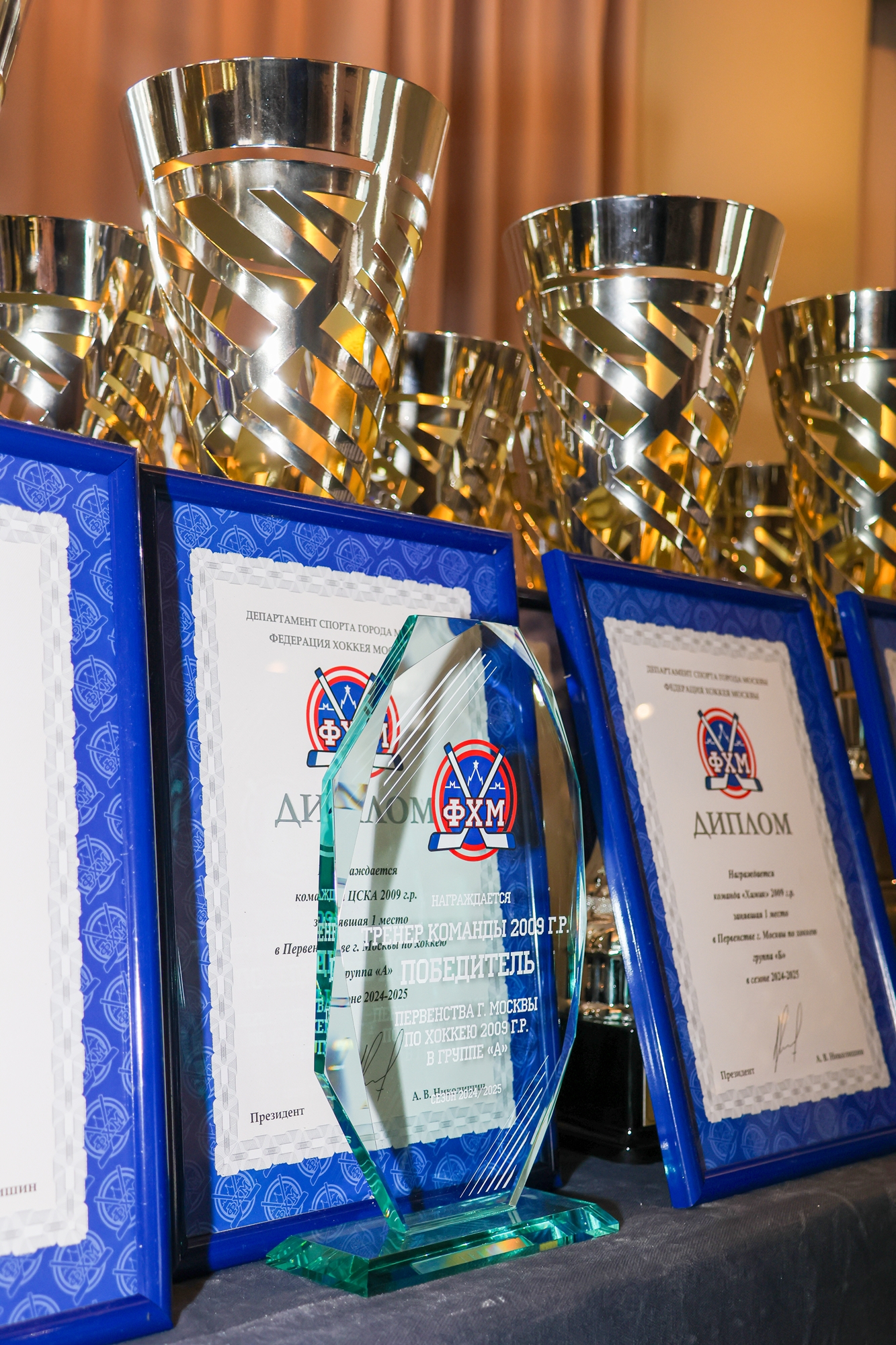 Фото: Церемония награждения победителей и призёров соревнований ФХМ