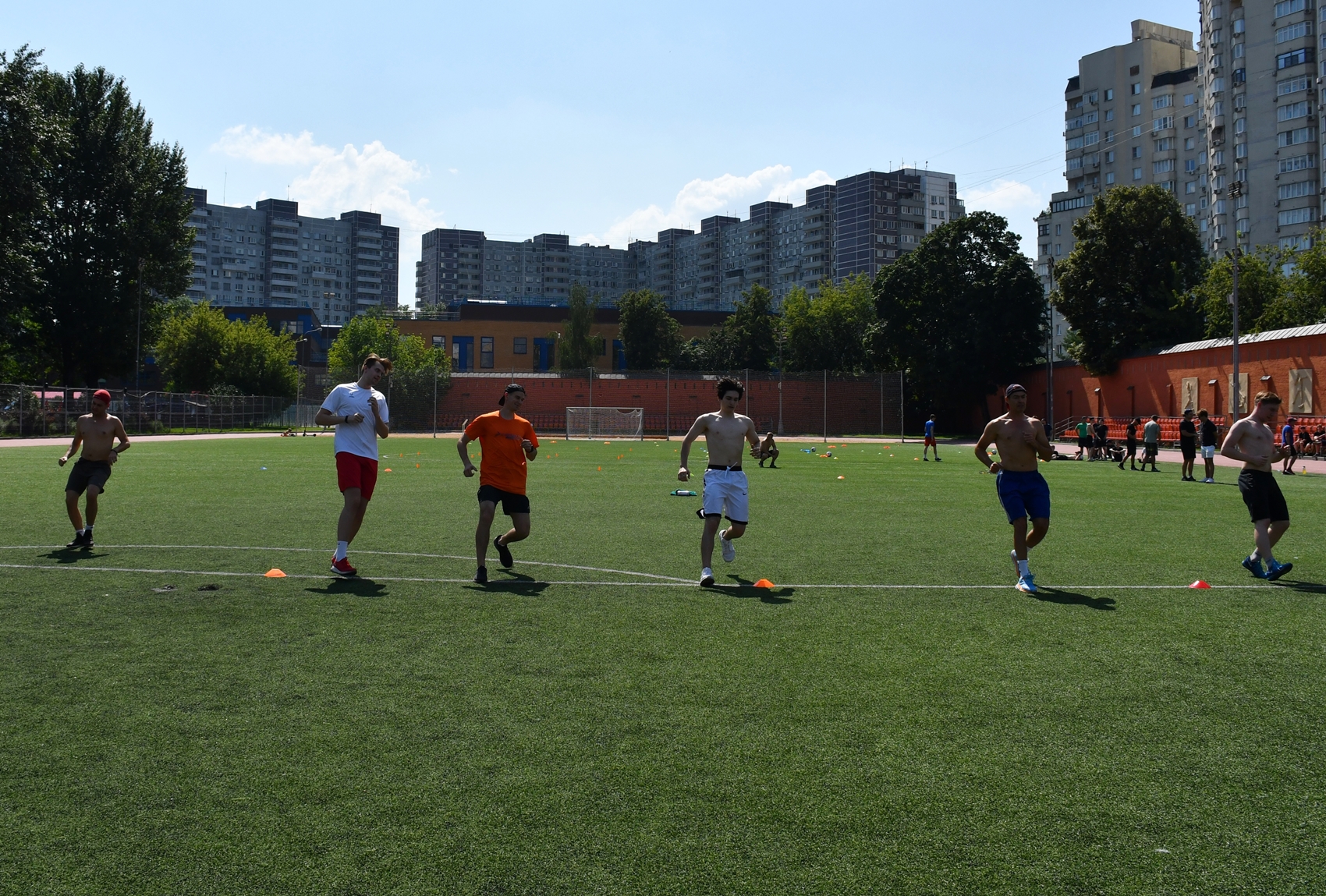 Фото: Сборы судей ФХМ, сдача нормативов на земле