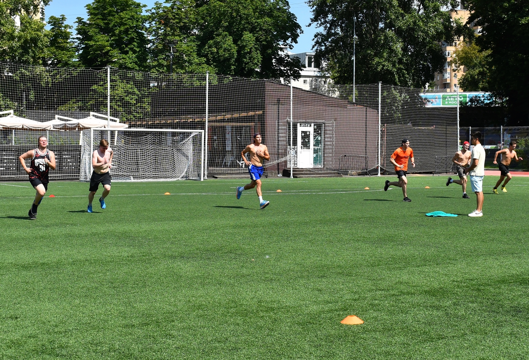 Фото: Сборы судей ФХМ, сдача нормативов на земле