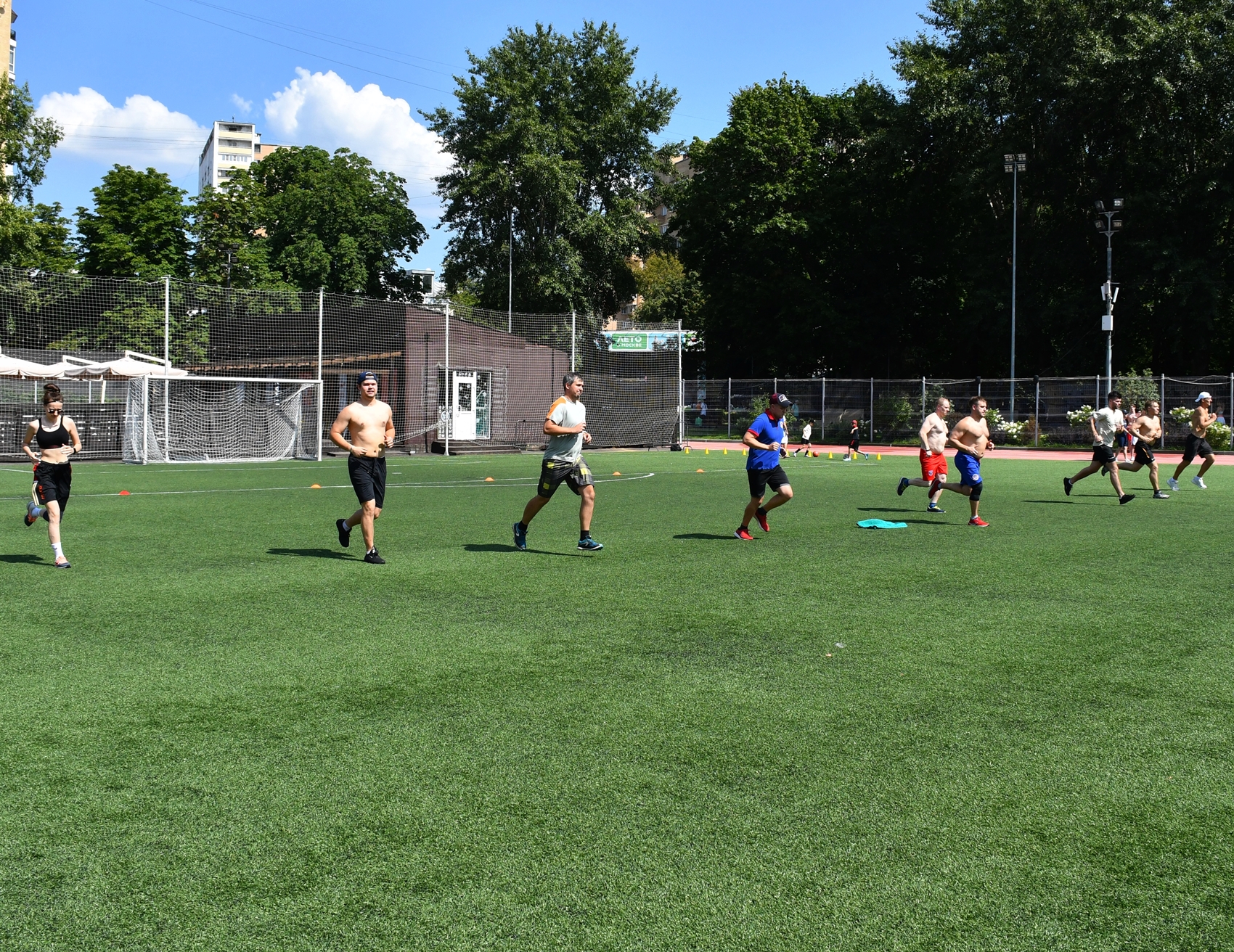 Фото: Сборы судей ФХМ, сдача нормативов на земле