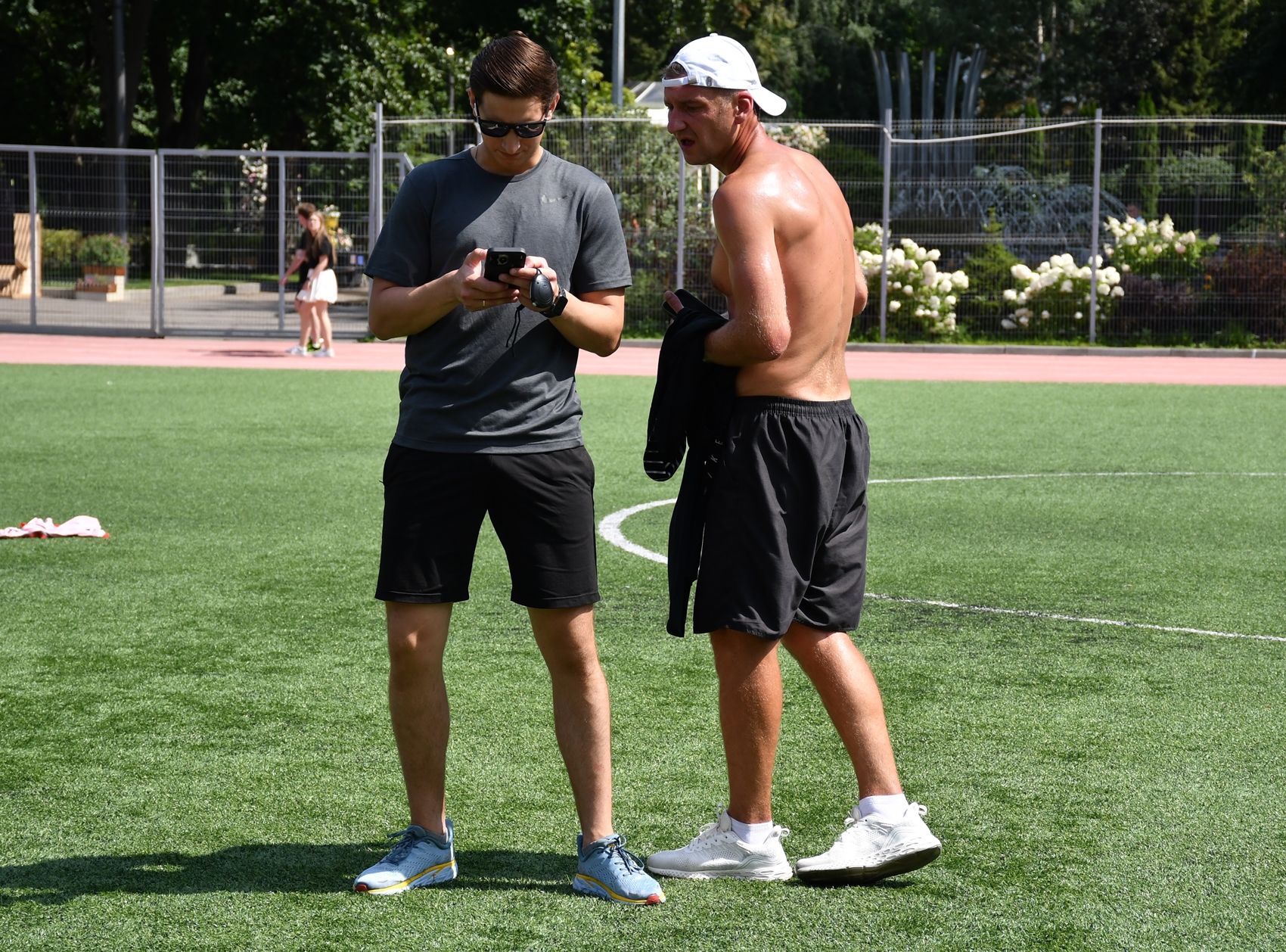 Фото: Сборы судей ФХМ, сдача нормативов на земле