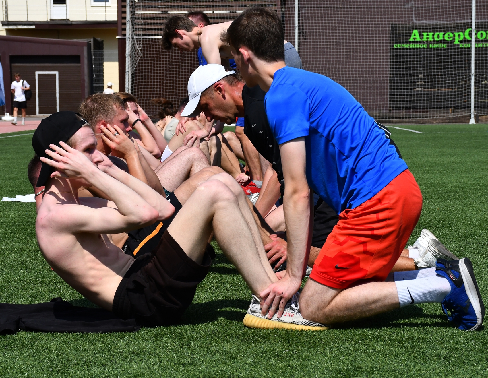 Фото: Сборы судей ФХМ, сдача нормативов на земле