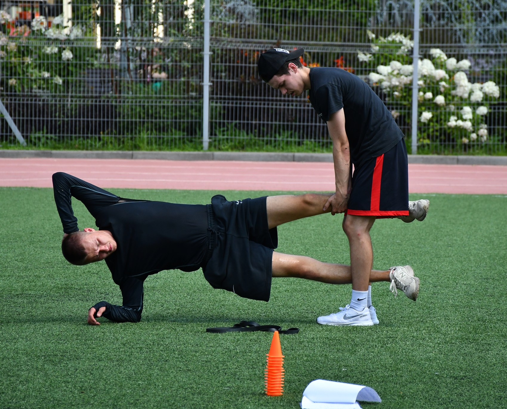 Фото: Сборы судей ФХМ, сдача нормативов на земле