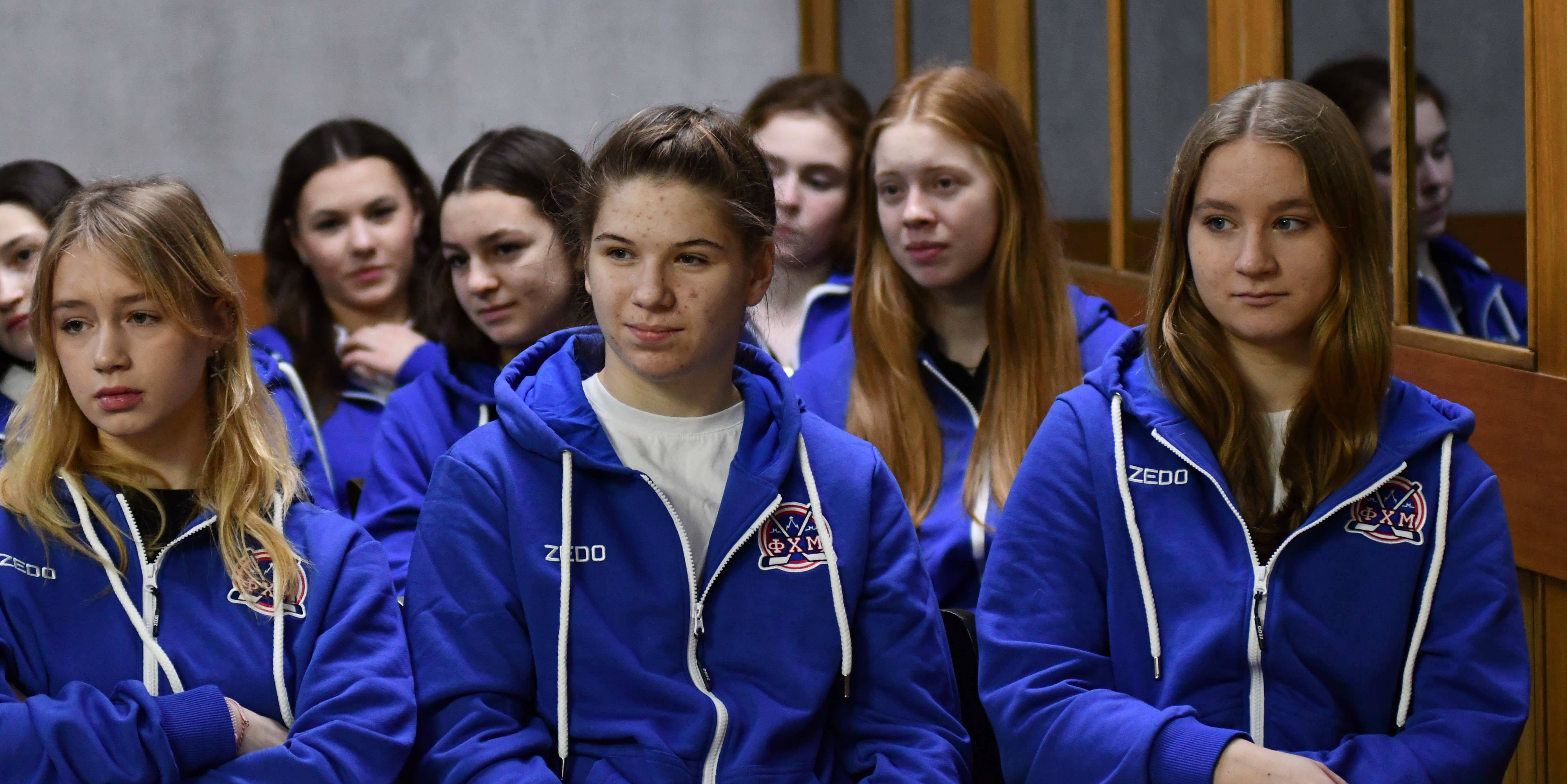 Фото: Встреча женских сборных Москвы с Андреем Николишиным