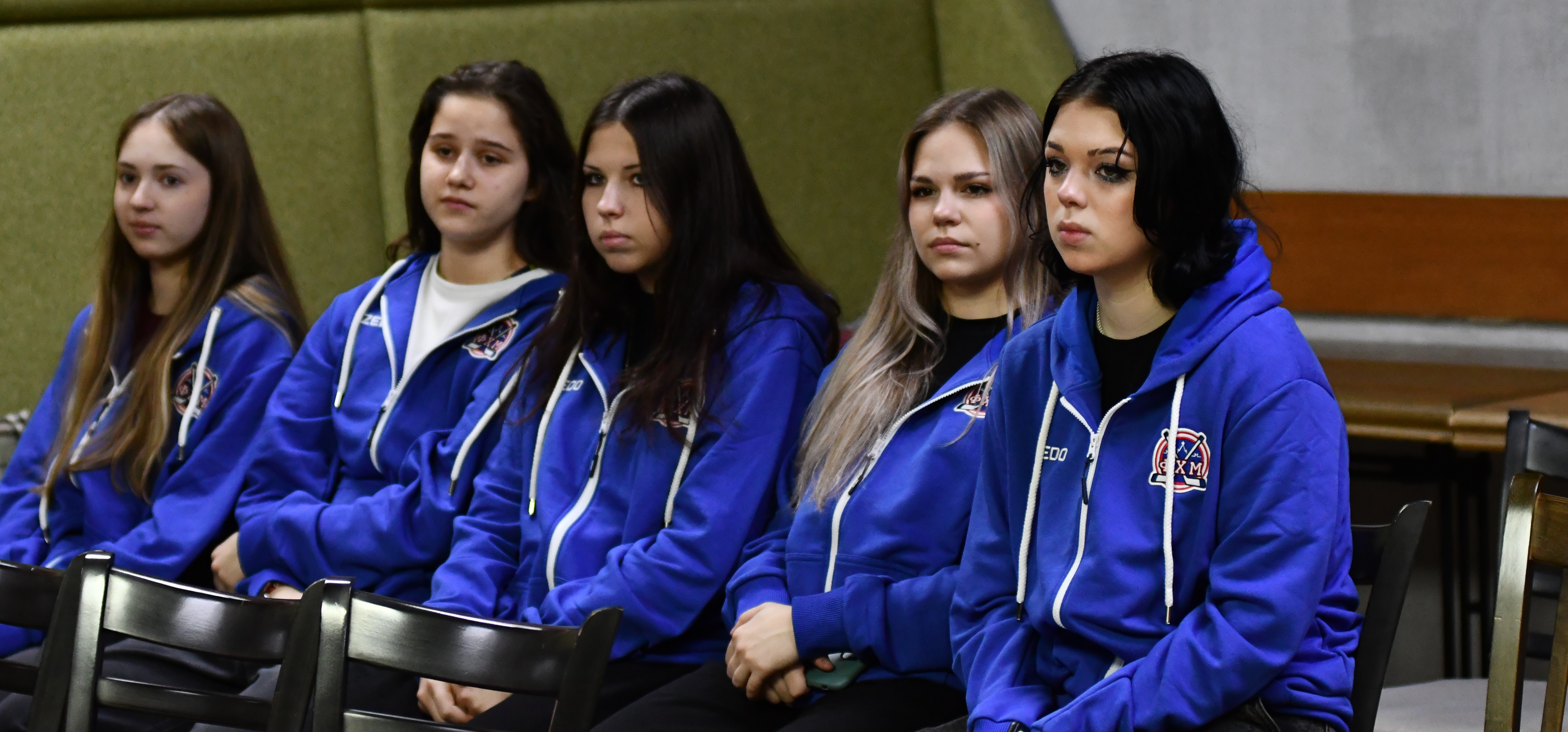 Фото: Встреча женских сборных Москвы с Андреем Николишиным