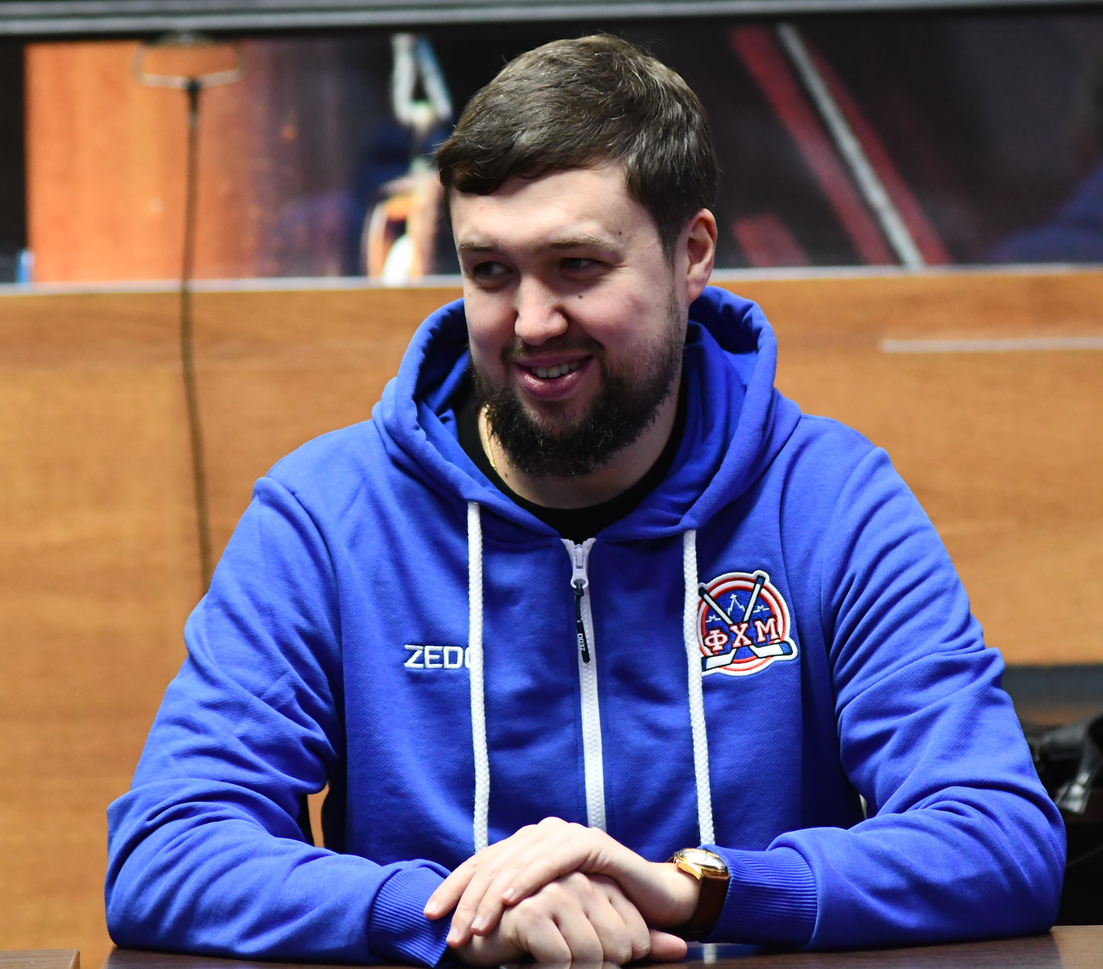 Фото: Встреча женских сборных Москвы с Андреем Николишиным