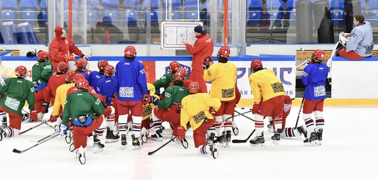 Фото: Тренировка сборной Москвы-2011 перед полуфинальным матчем 