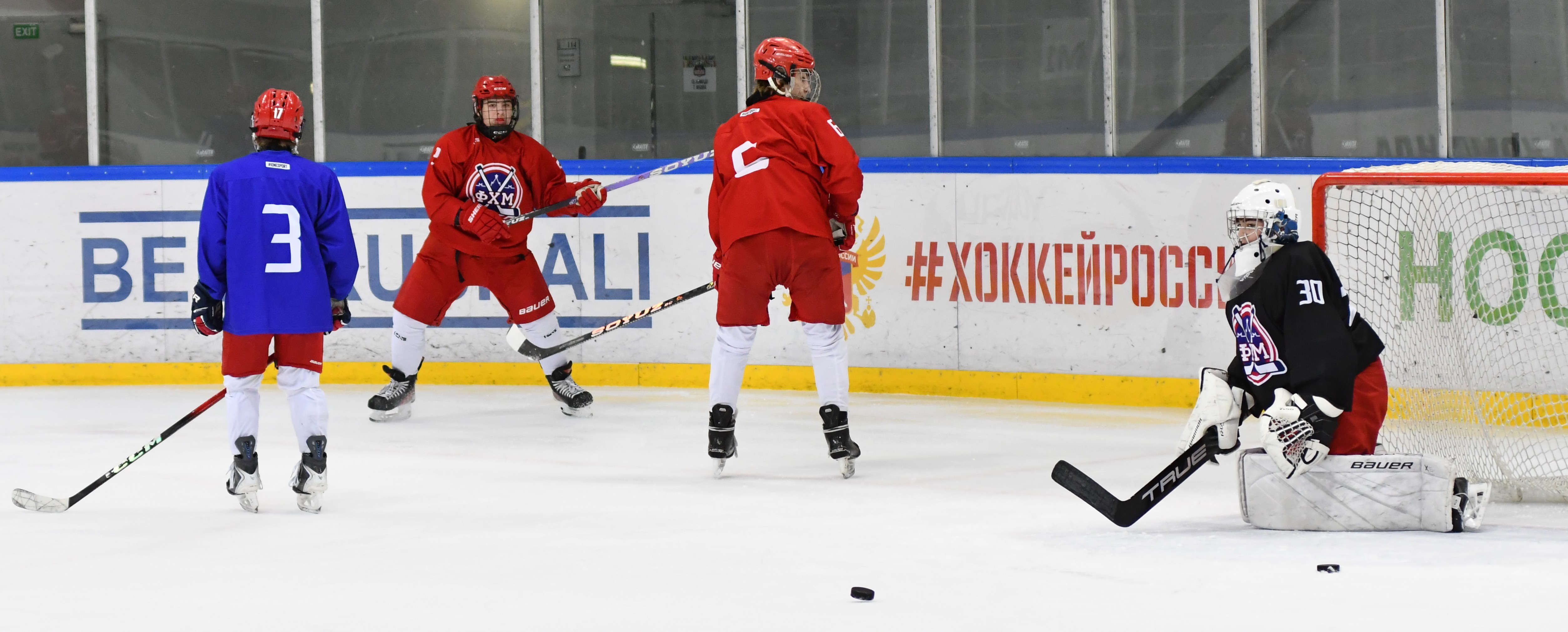 Фото: Тренировка сборной Москвы-2012 перед четвертьфиналом