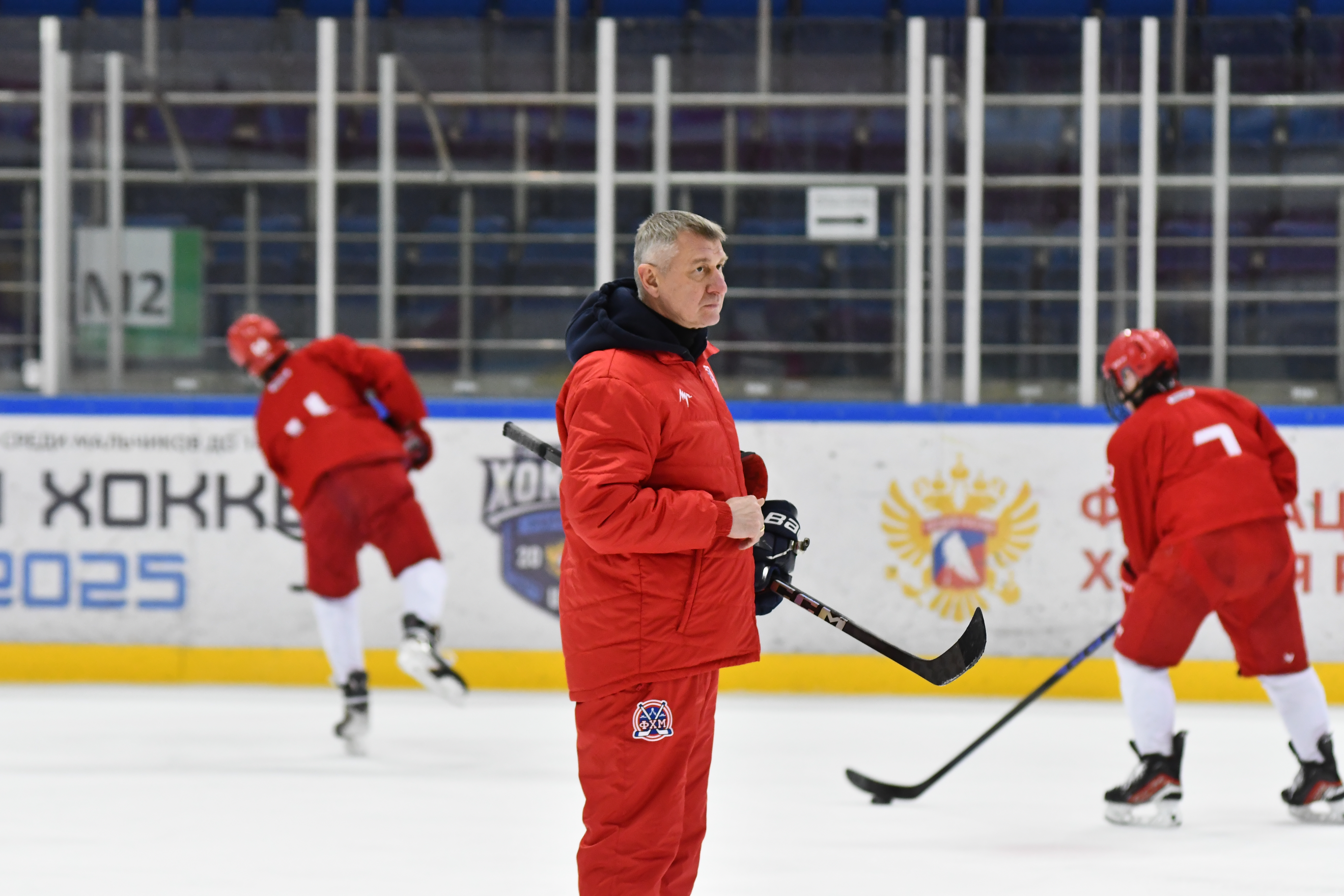 Фото: Тренировка сборной Москвы-2012 перед четвертьфиналом