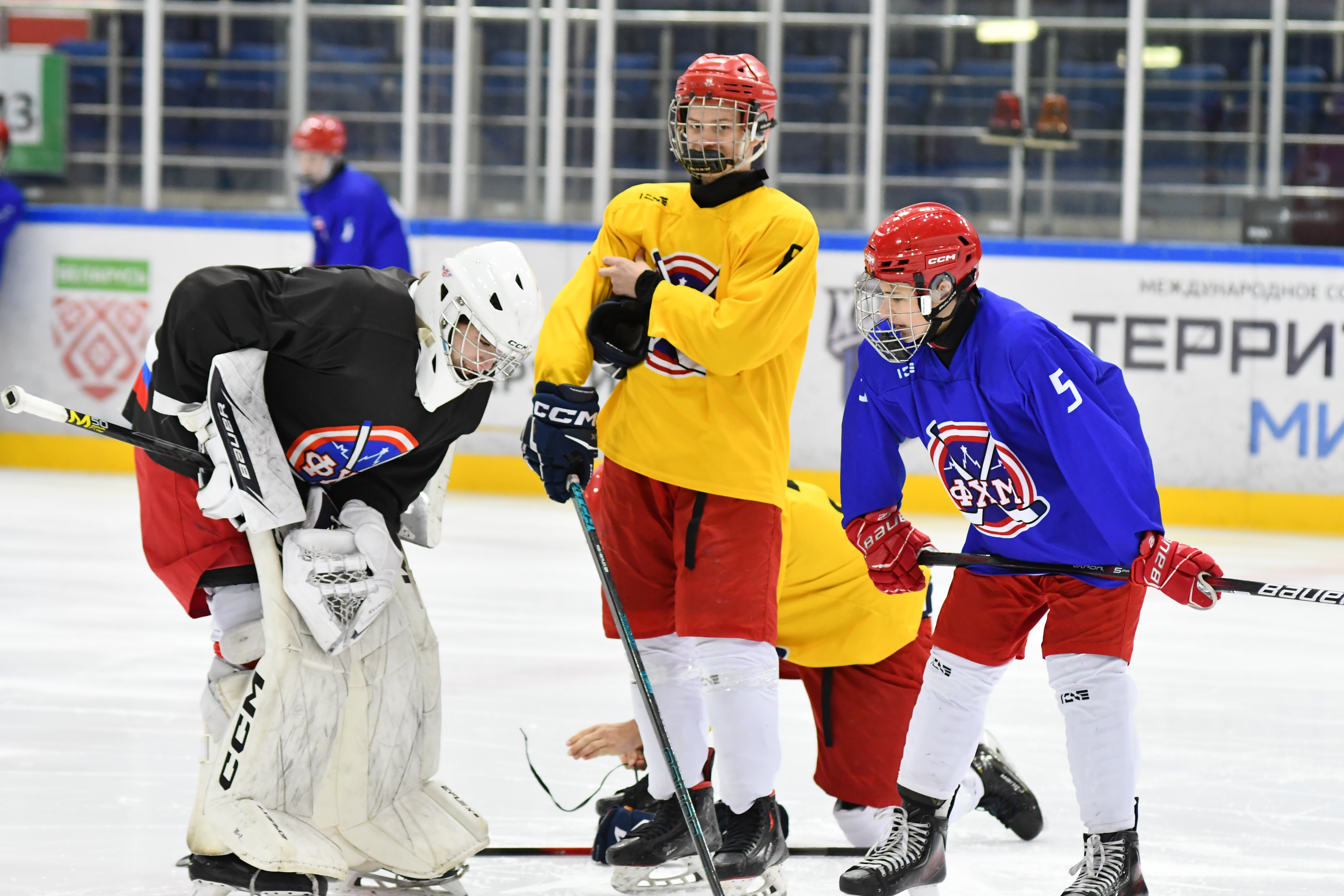 Фото: Тренировка сборной Москвы-2012 перед четвертьфиналом