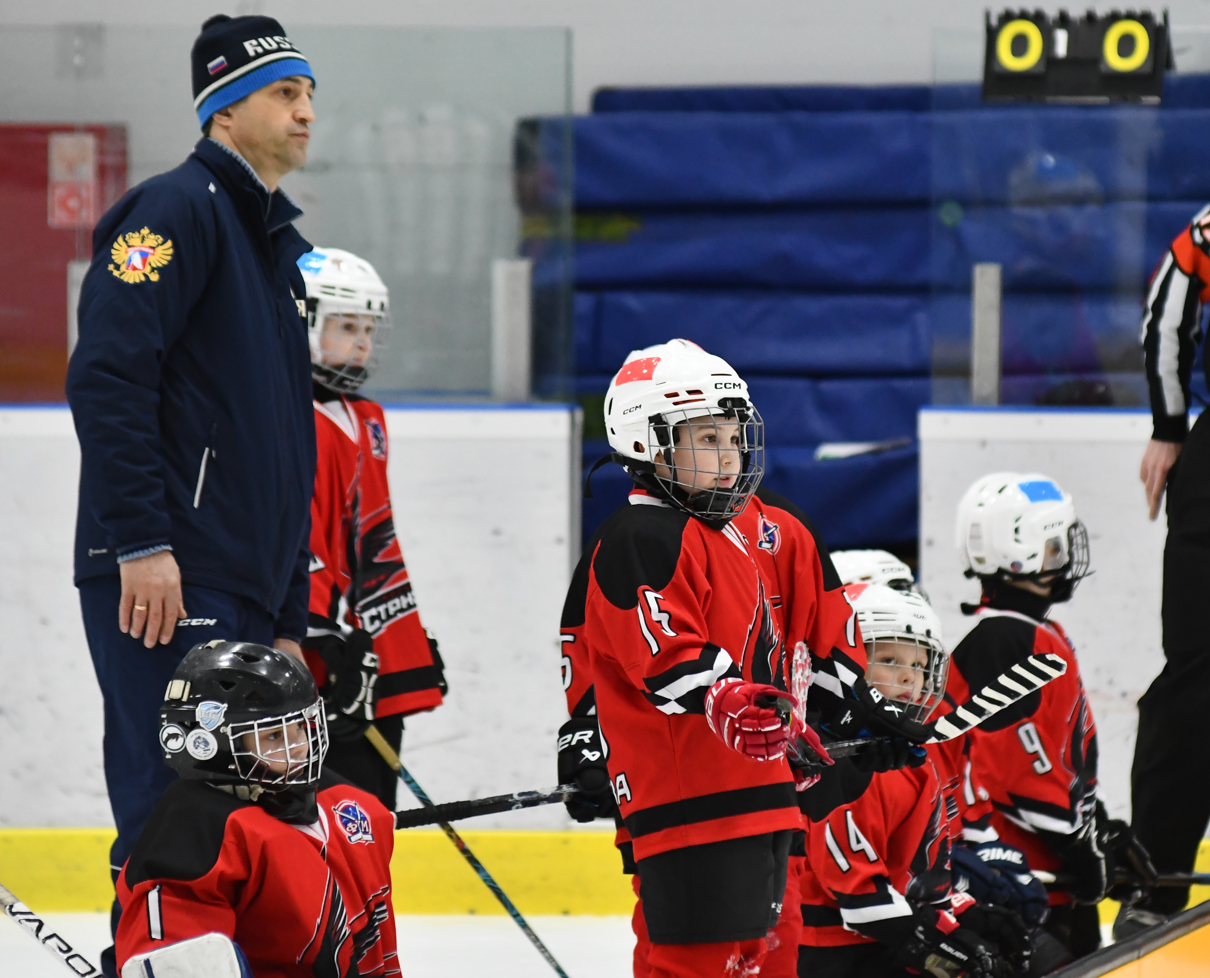 Фото: Первый день плей-офф Кубка Москвы среди команд 2017 года рождения