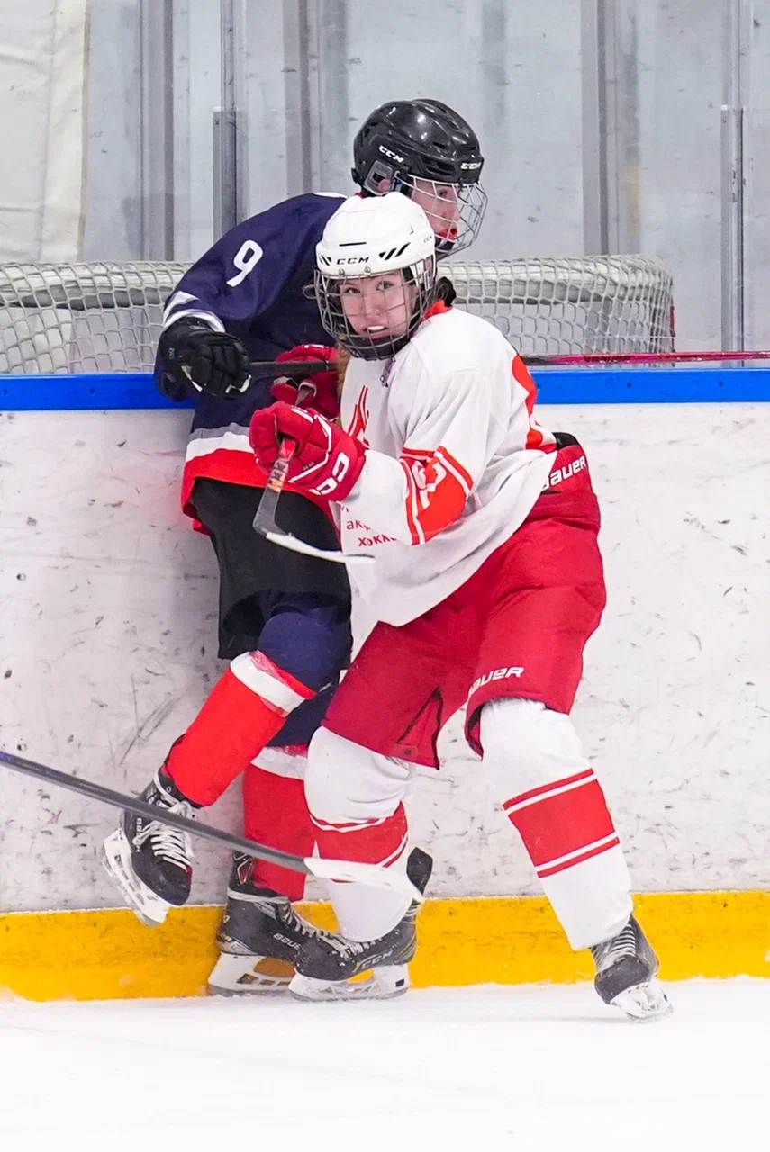 Фото: Деко Минералс - Московская академия хоккея (девочки) 2012