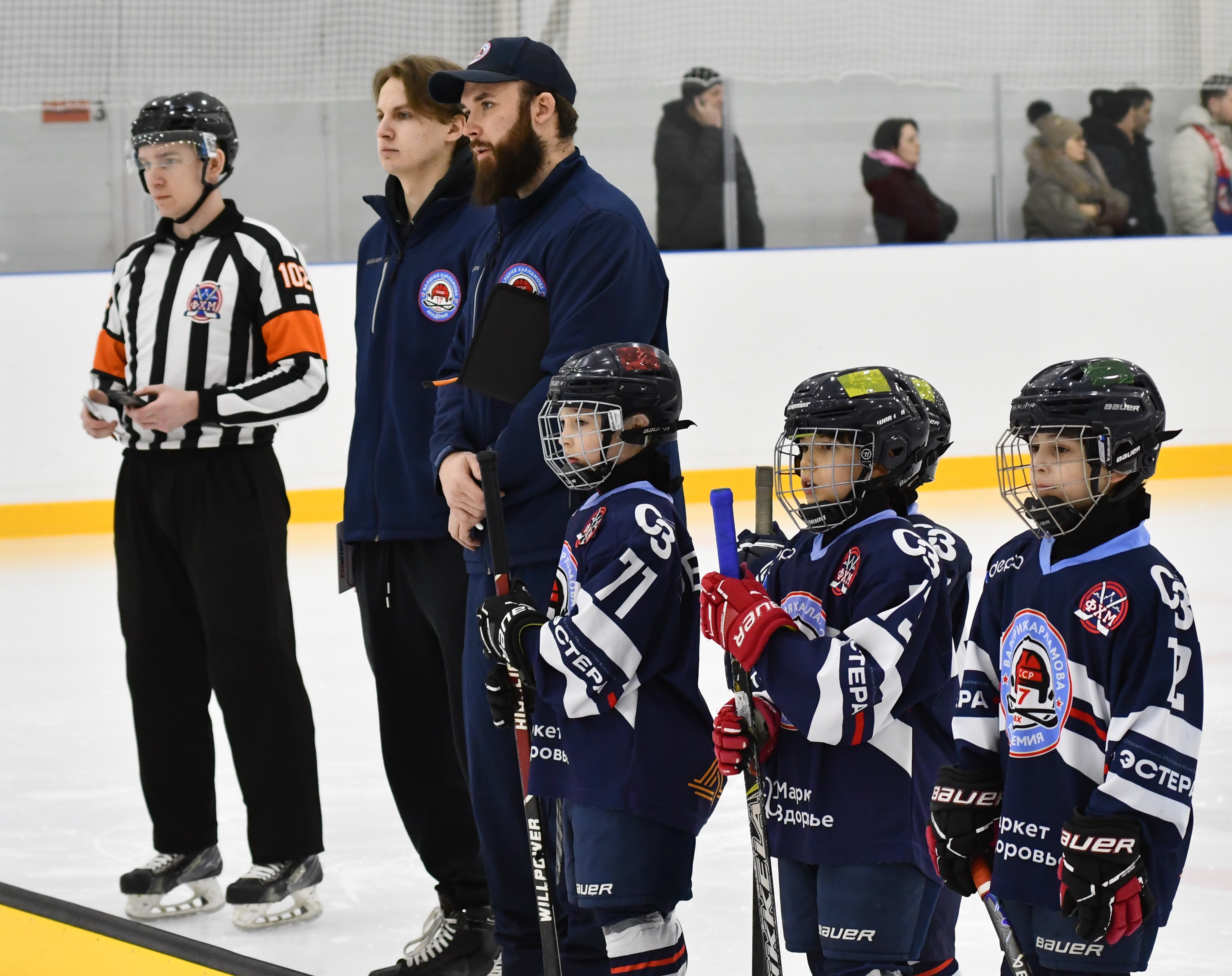 Фото: Первый игровой день второго этапа Кубка ФХМ среди команд 2017 года рождения