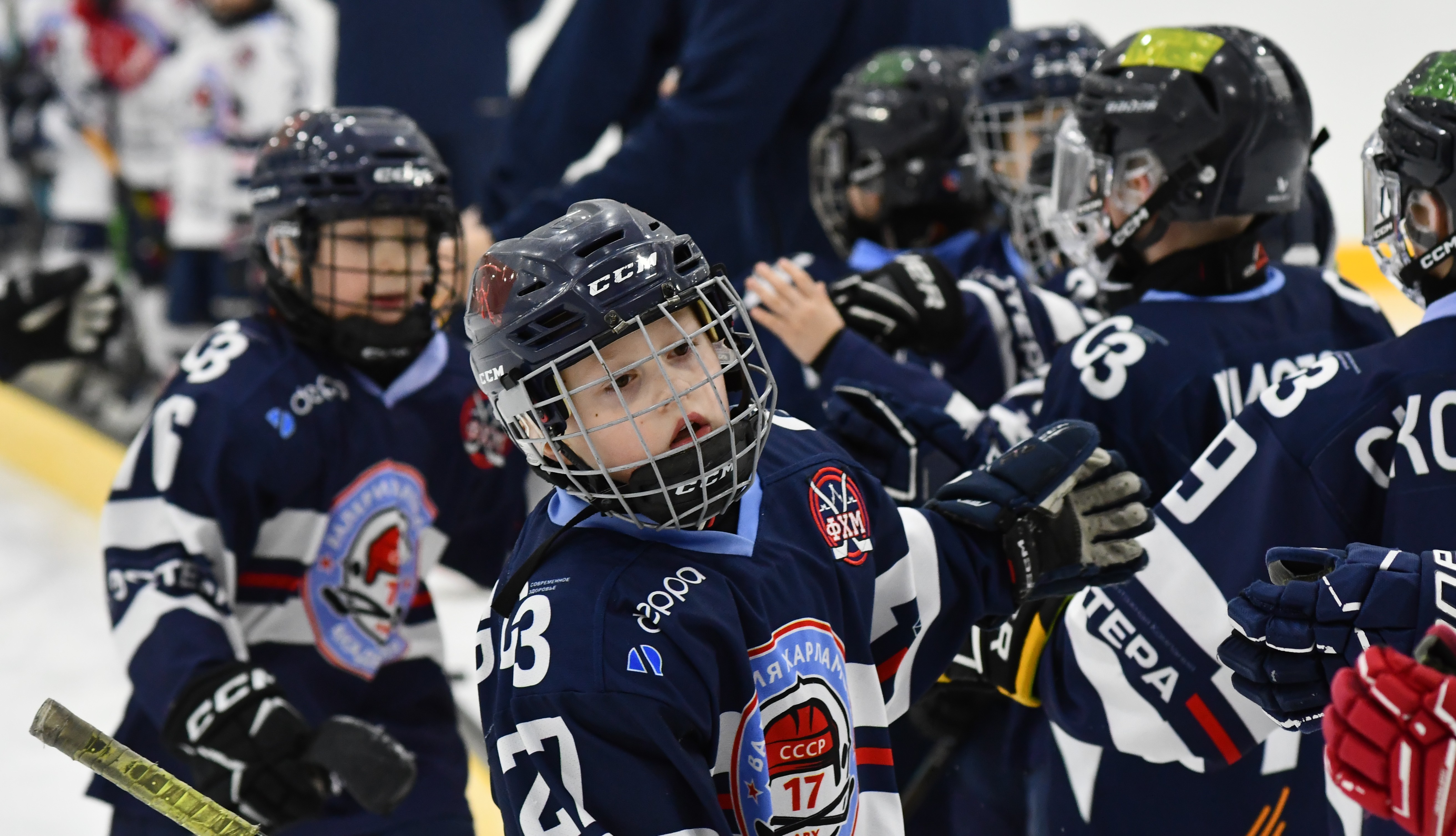 Фото: Первый игровой день второго этапа Кубка ФХМ среди команд 2017 года рождения