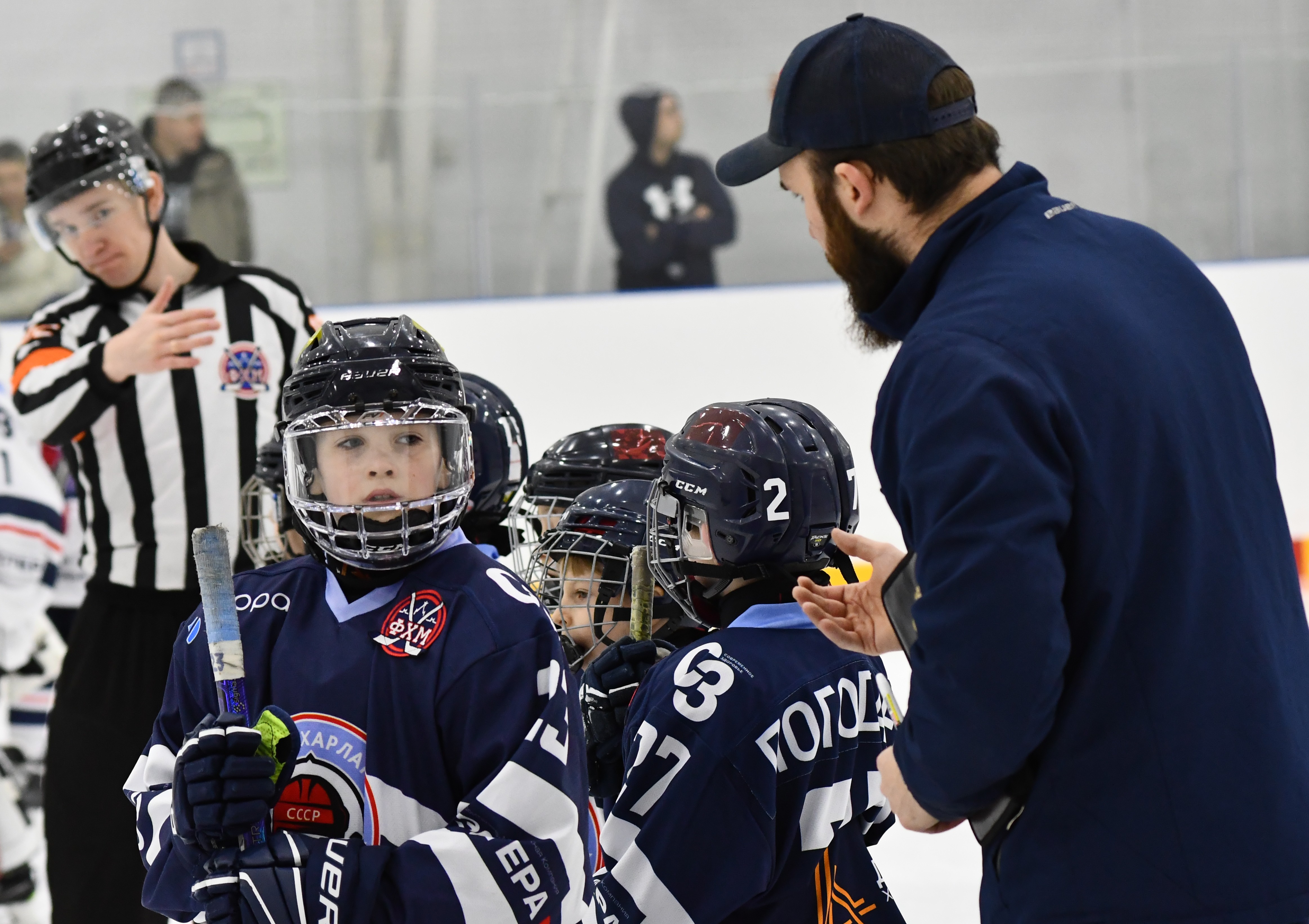 Фото: Первый игровой день второго этапа Кубка ФХМ среди команд 2017 года рождения