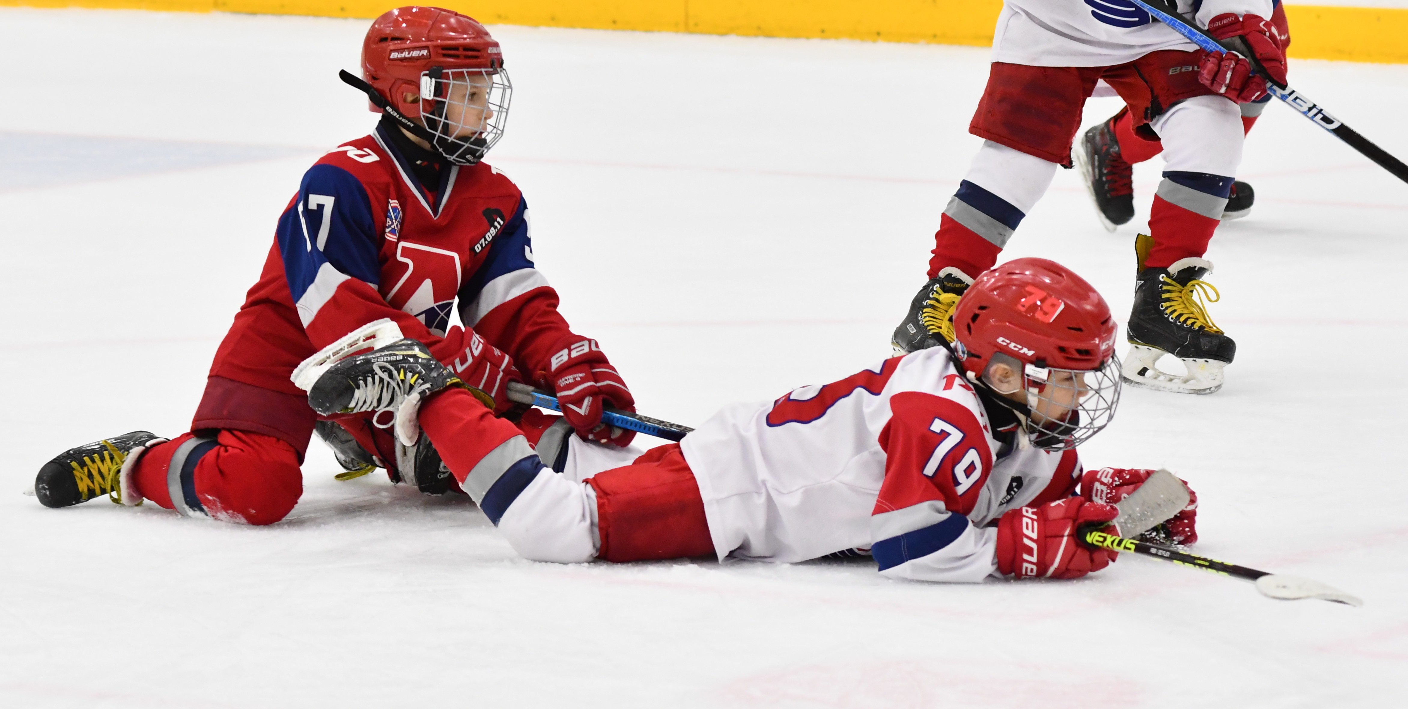 Фото: Первый игровой день второго этапа Кубка ФХМ среди команд 2017 года рождения