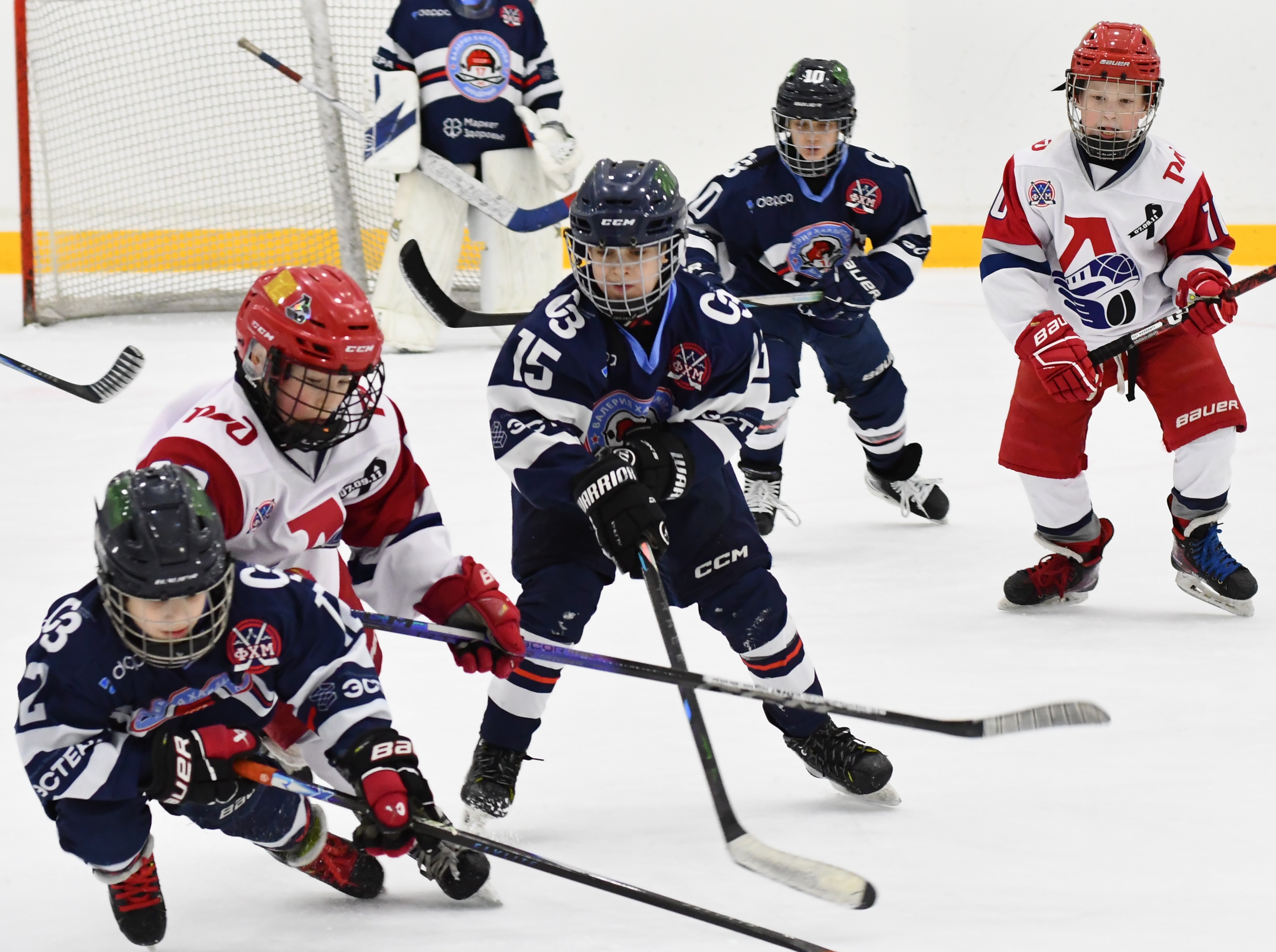Фото: Первый игровой день второго этапа Кубка ФХМ среди команд 2017 года рождения