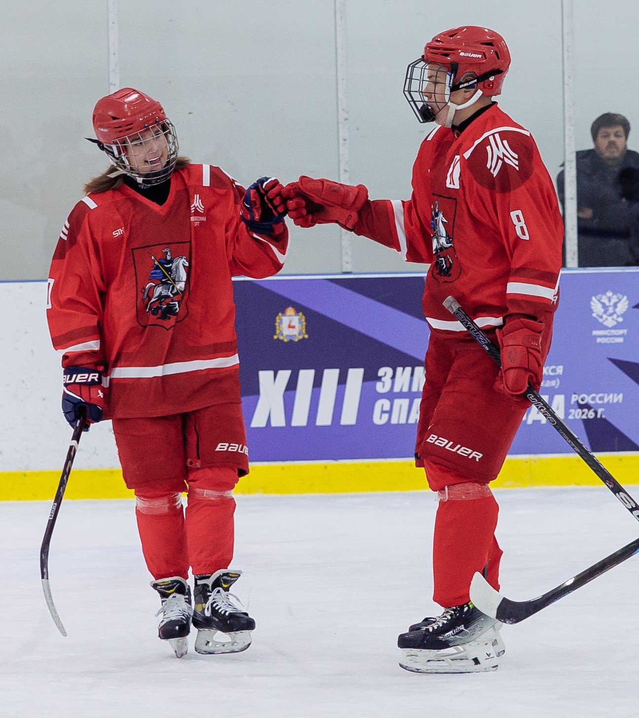 Фото: Первый игровой день сборной Москвы-2011 на зимней Спартакиаде учащихся (3x3)