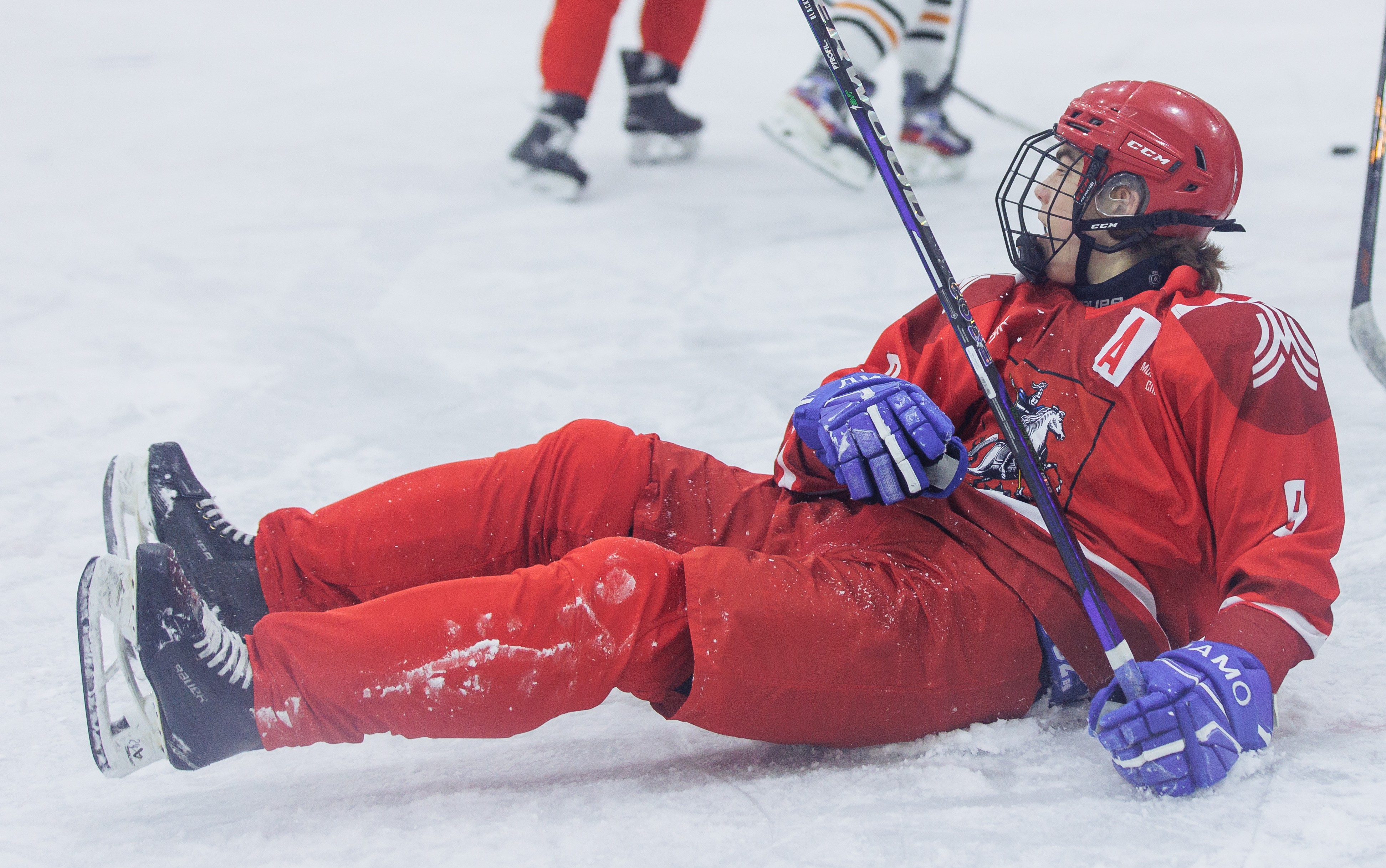 Фото: Первый игровой день сборной Москвы-2011 на зимней Спартакиаде учащихся (3x3)
