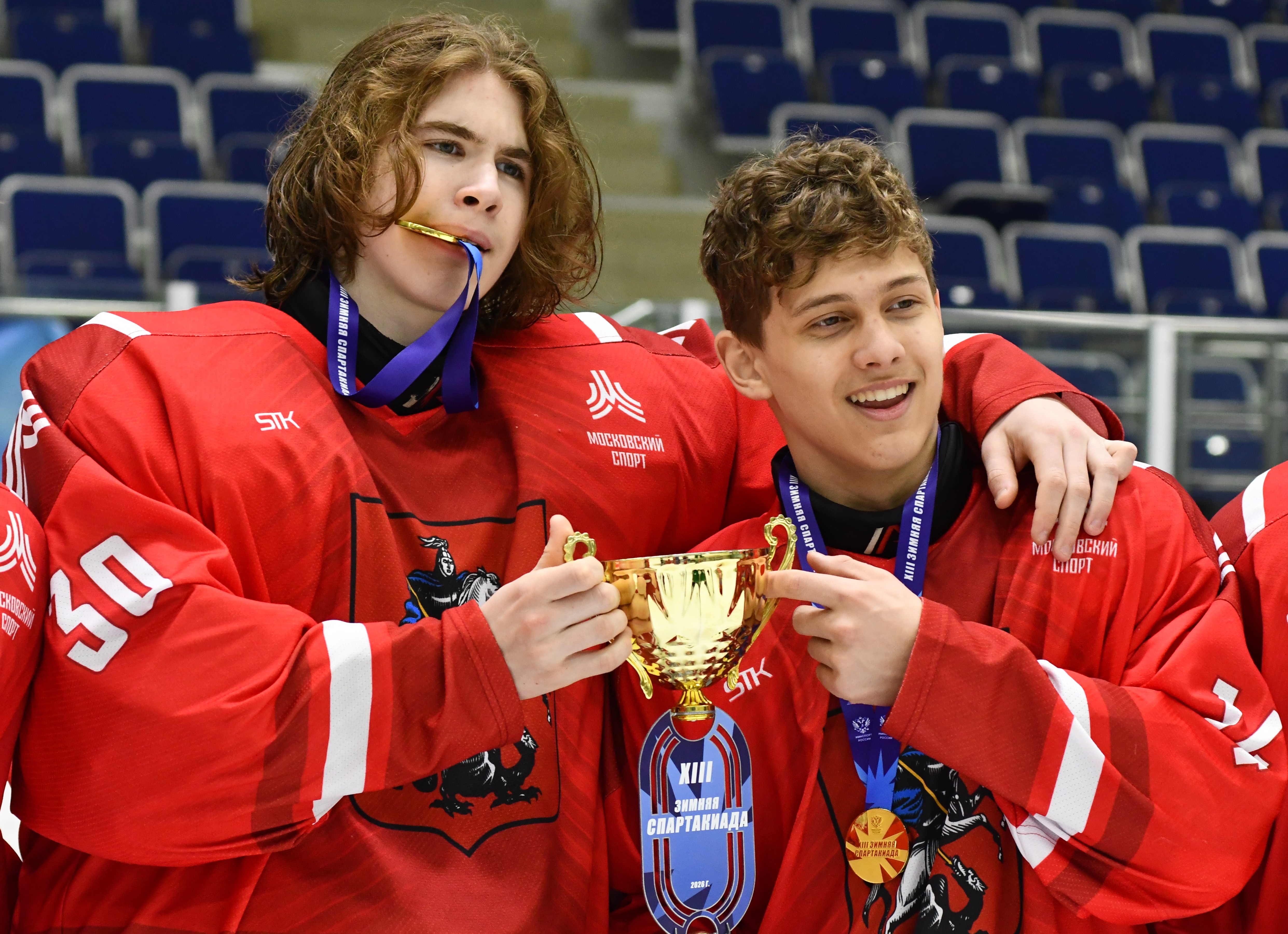 Фото: Финал Зимней спартакиады-2012. Сборная Москвы - сборная Санкт-Петербурга