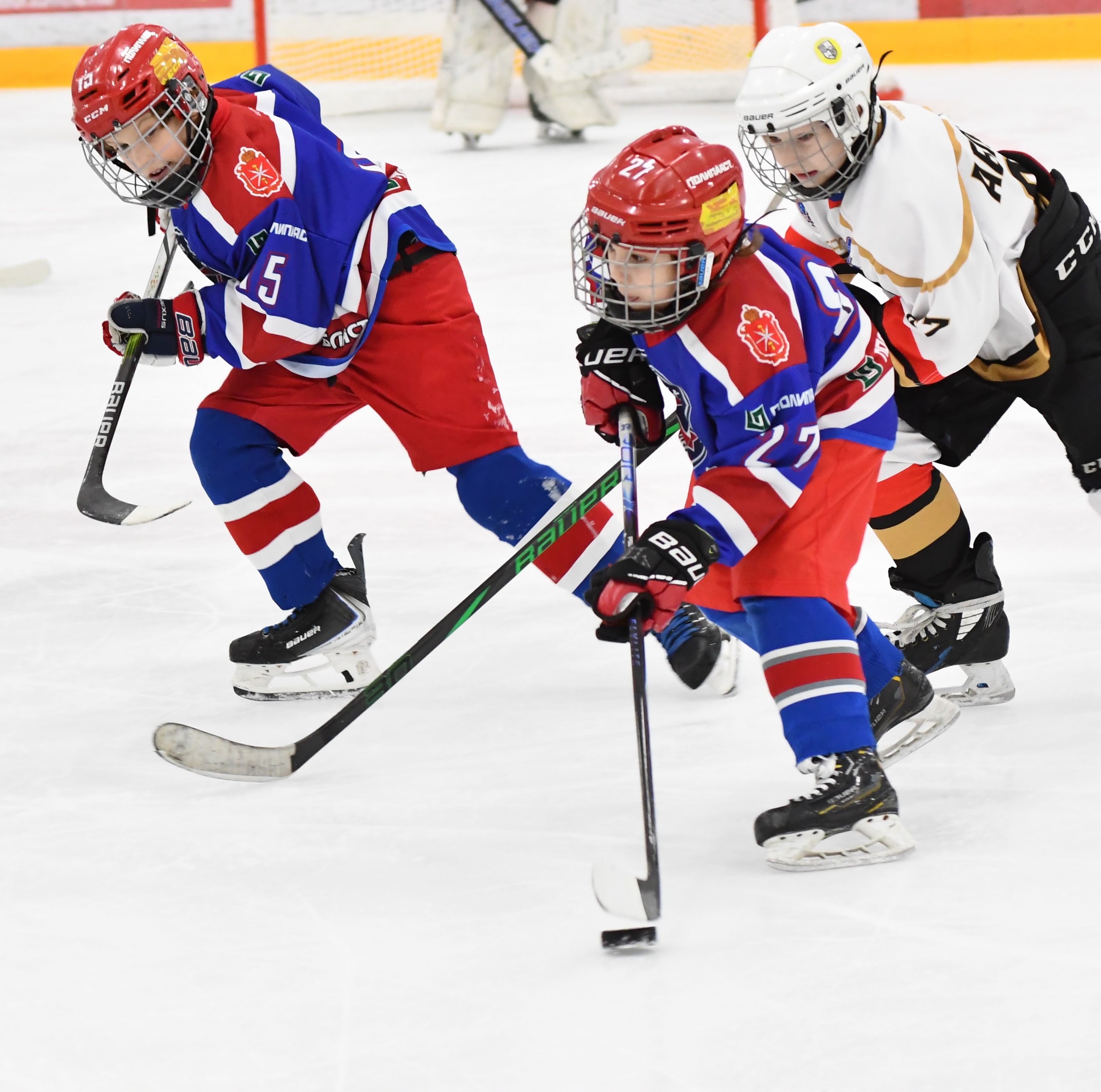 Фото: Первый день плей-офф второго этапа Кубка Москвы среди команд 2017 года рождения 