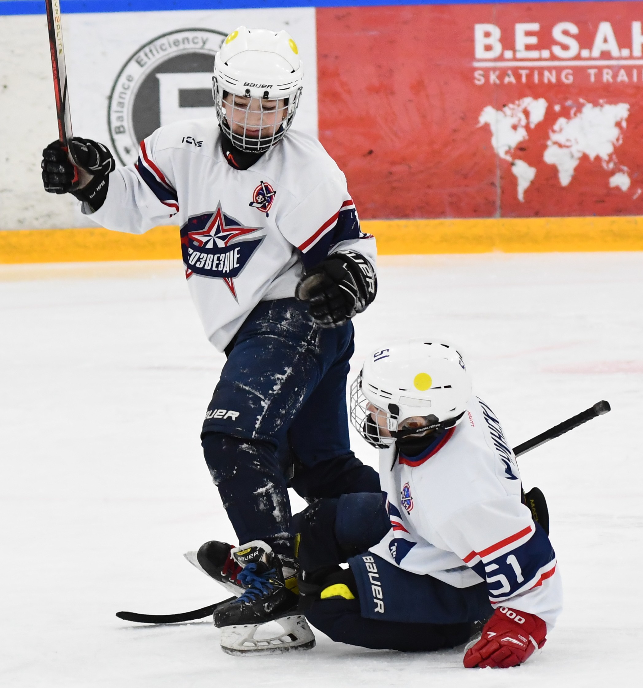 Фото: Первый день плей-офф второго этапа Кубка Москвы среди команд 2017 года рождения 