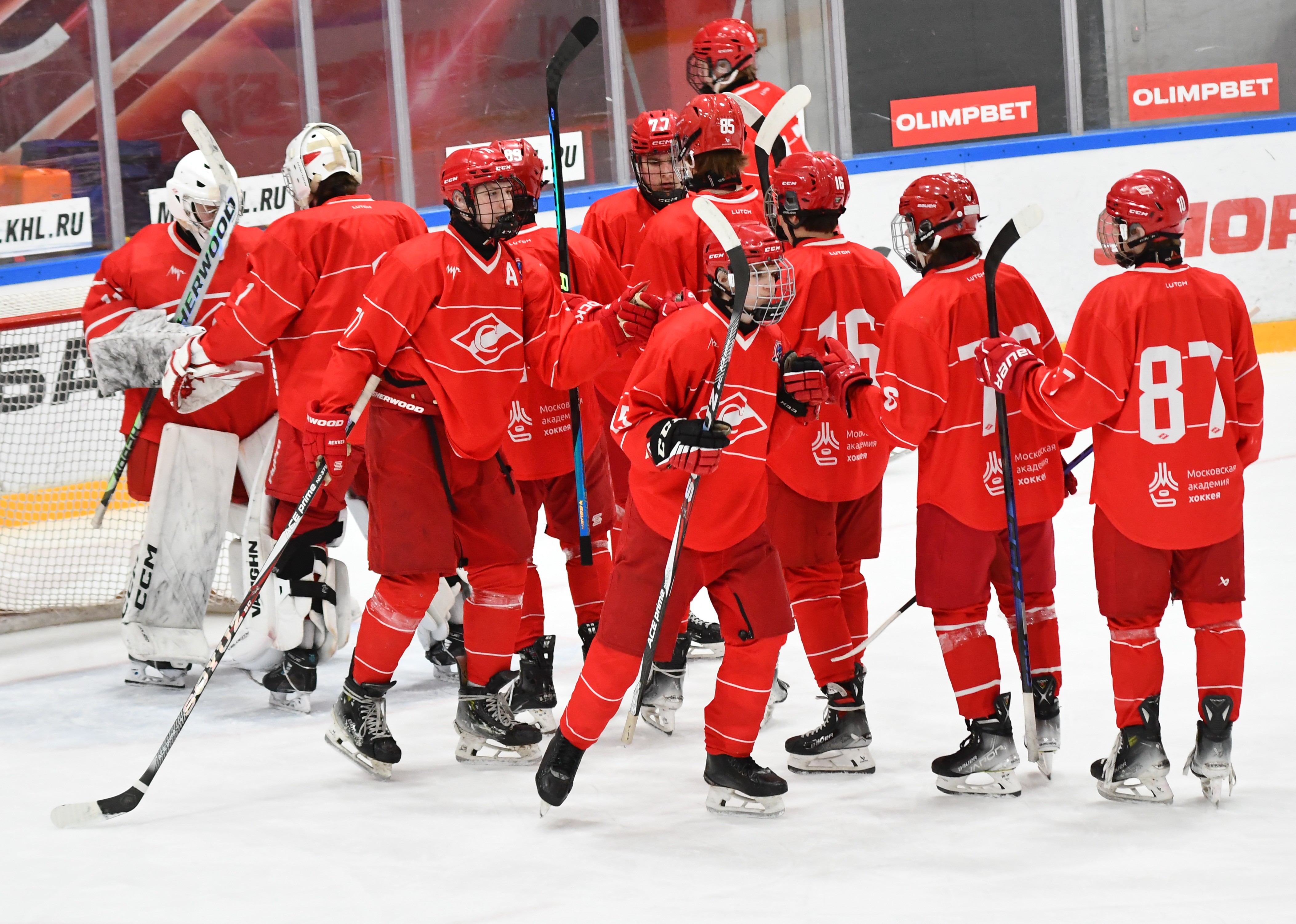 Фото: Спартак - Витязь Подольск, юниоры. Второй матч серии плей-офф за 3-е место
