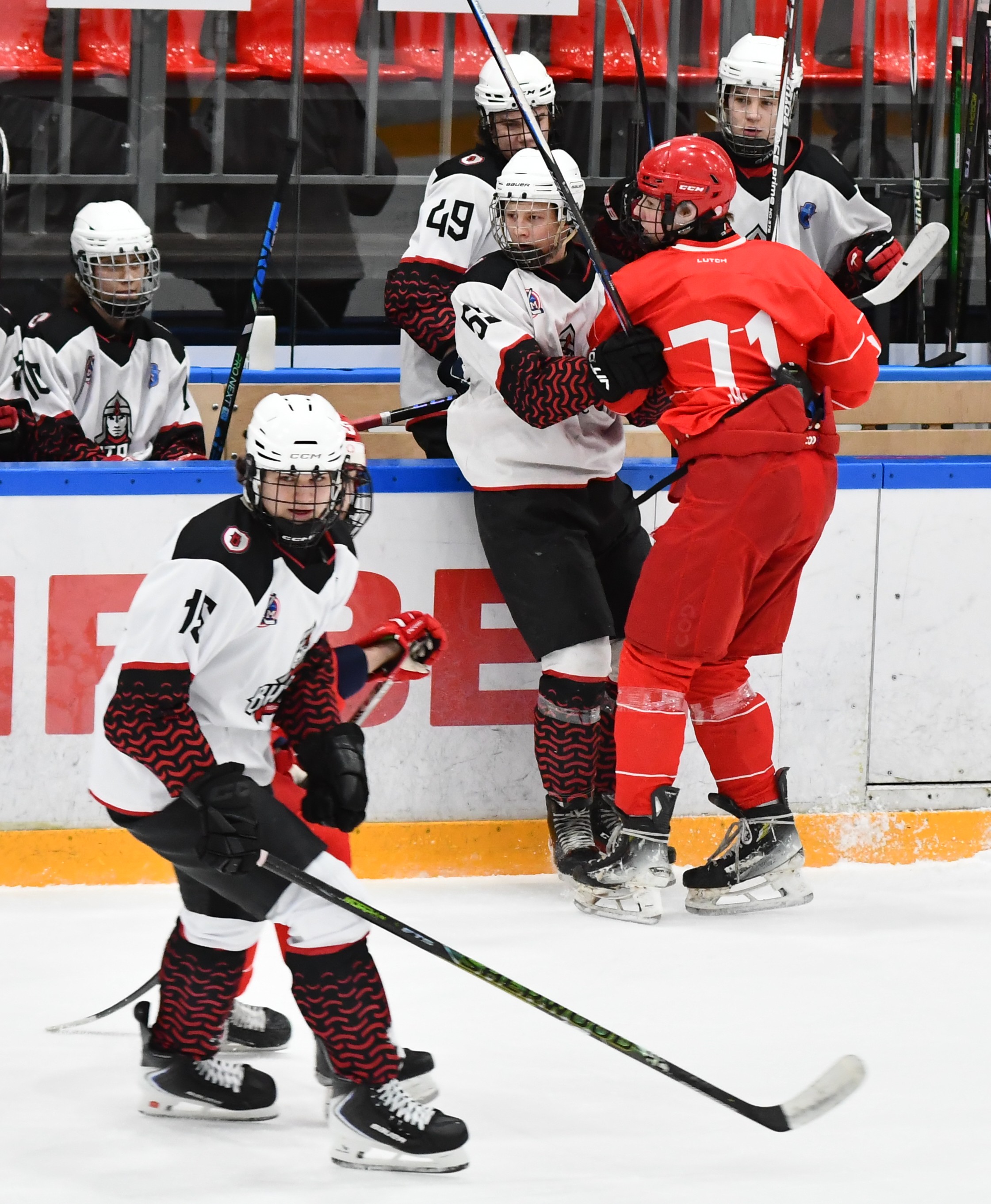 Фото: Спартак - Витязь Подольск, юниоры. Второй матч серии плей-офф за 3-е место