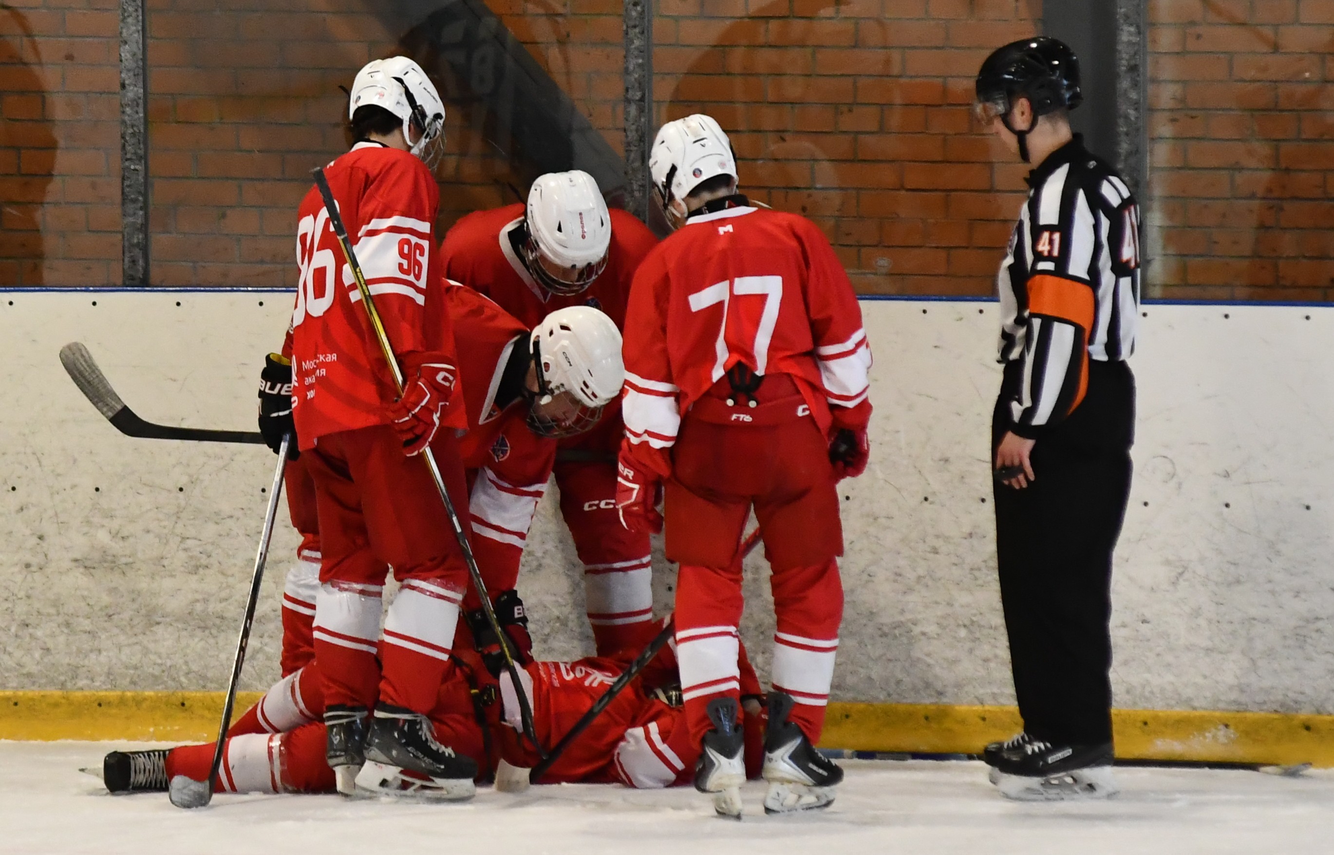 Фото: Московская академия хоккея - Академия Атлант 2011, переходный матч