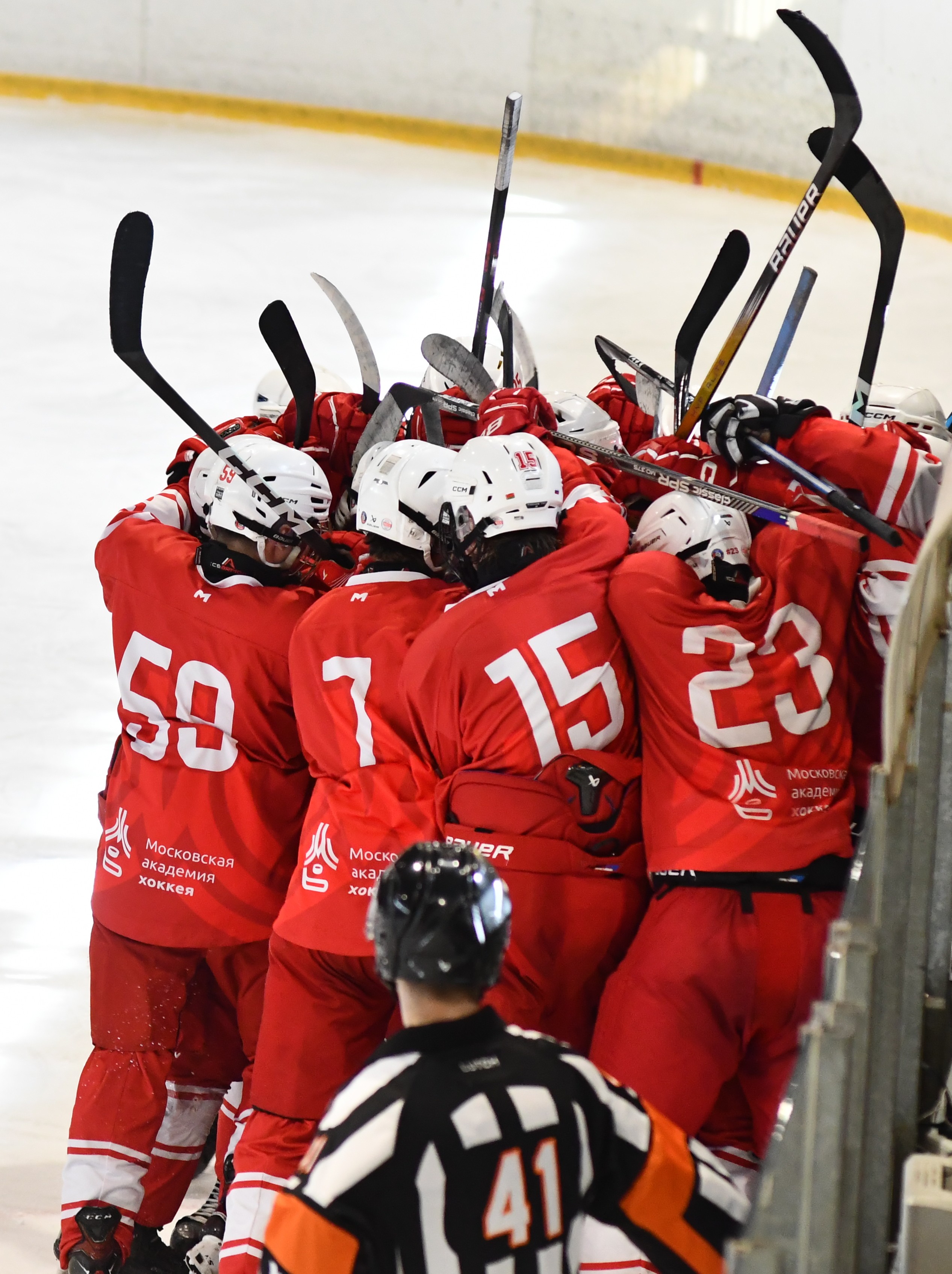 Фото: Московская академия хоккея - Академия Атлант 2011, переходный матч